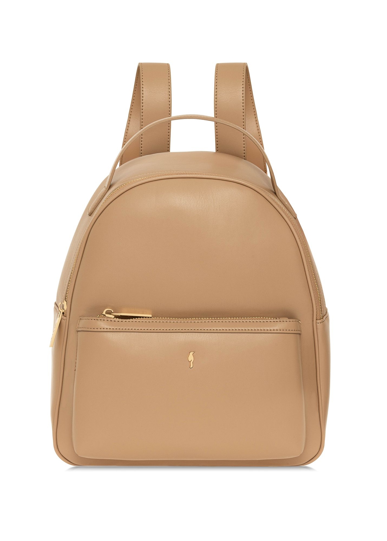 Beige women's medium backpack TOREC-0920A-82(W25)-01
