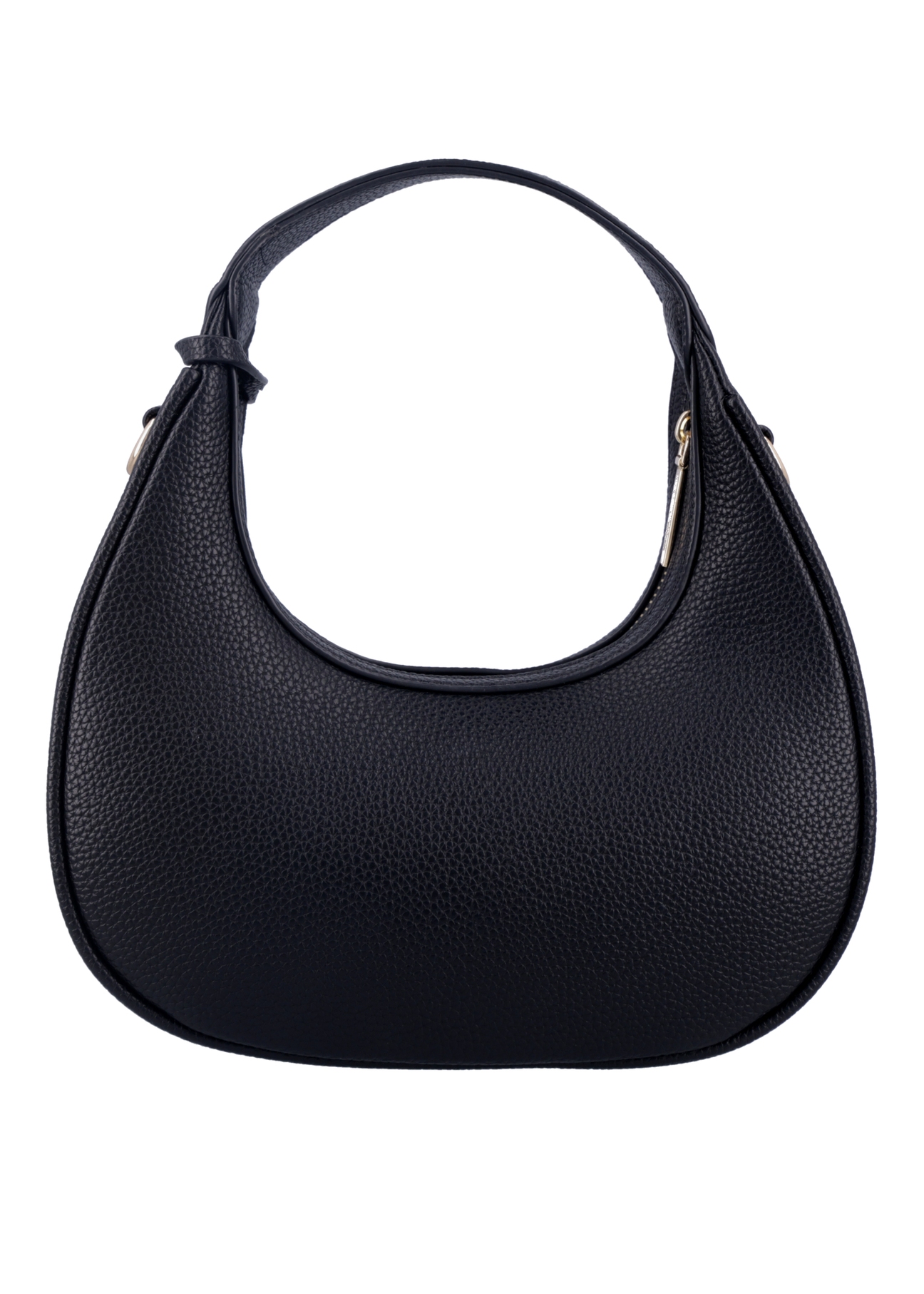 Black small shoulder bag TOREC-1319-9I(Z26), back view of the product on a white background.