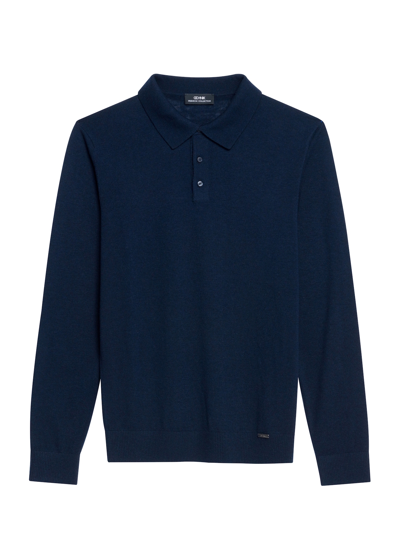 Navy blue men's sweater SWEMT-0184-68(Z25), product visible from the front, on white background.