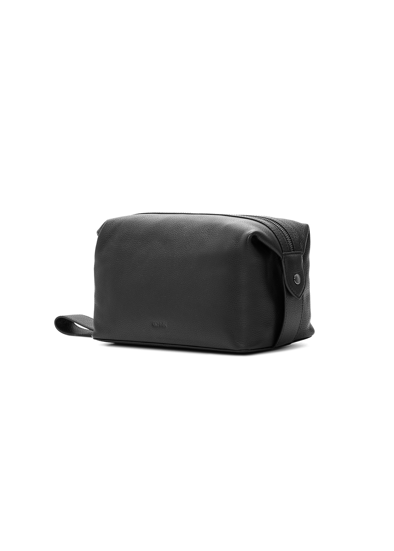 Large black men's cosmetic bag TORMS-0475-99(Z25), diagonal product view on a white background.