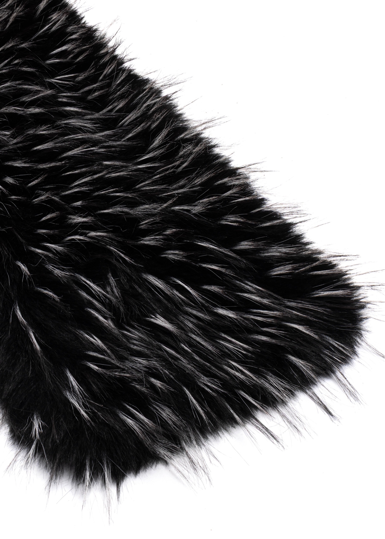 Women's scarf with a soft, fuzzy texture SZADF-0040-9J(Z26), close-up of the product on a white background.