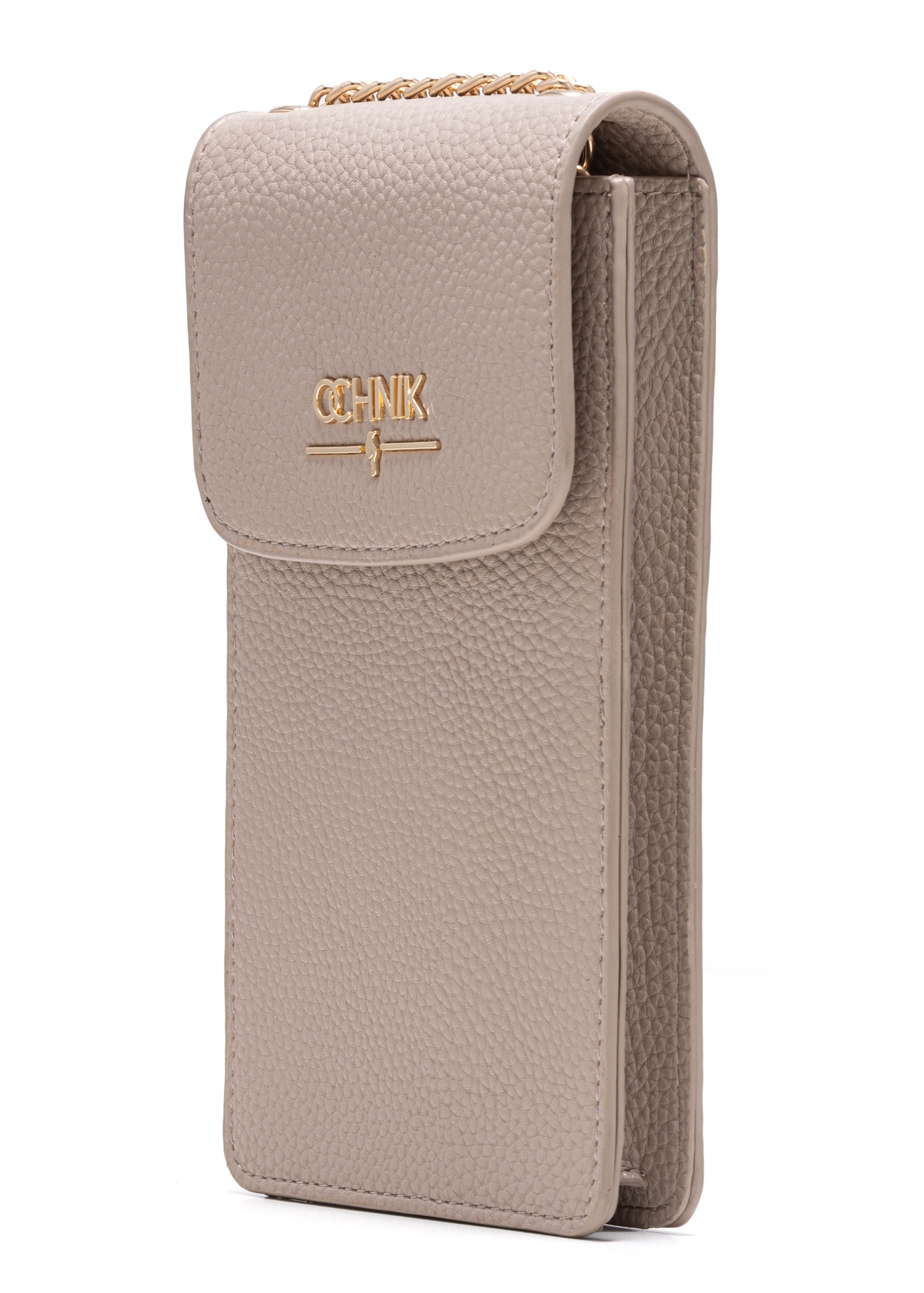 Beige women's pouch TOREC-1112-80(Z25), diagonal view of the product on a white background.