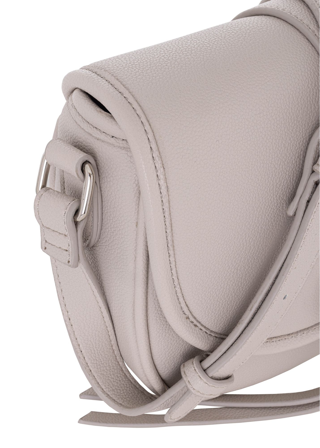 Cream rounded mailbag TOREC-0756A-12(W24)-06
