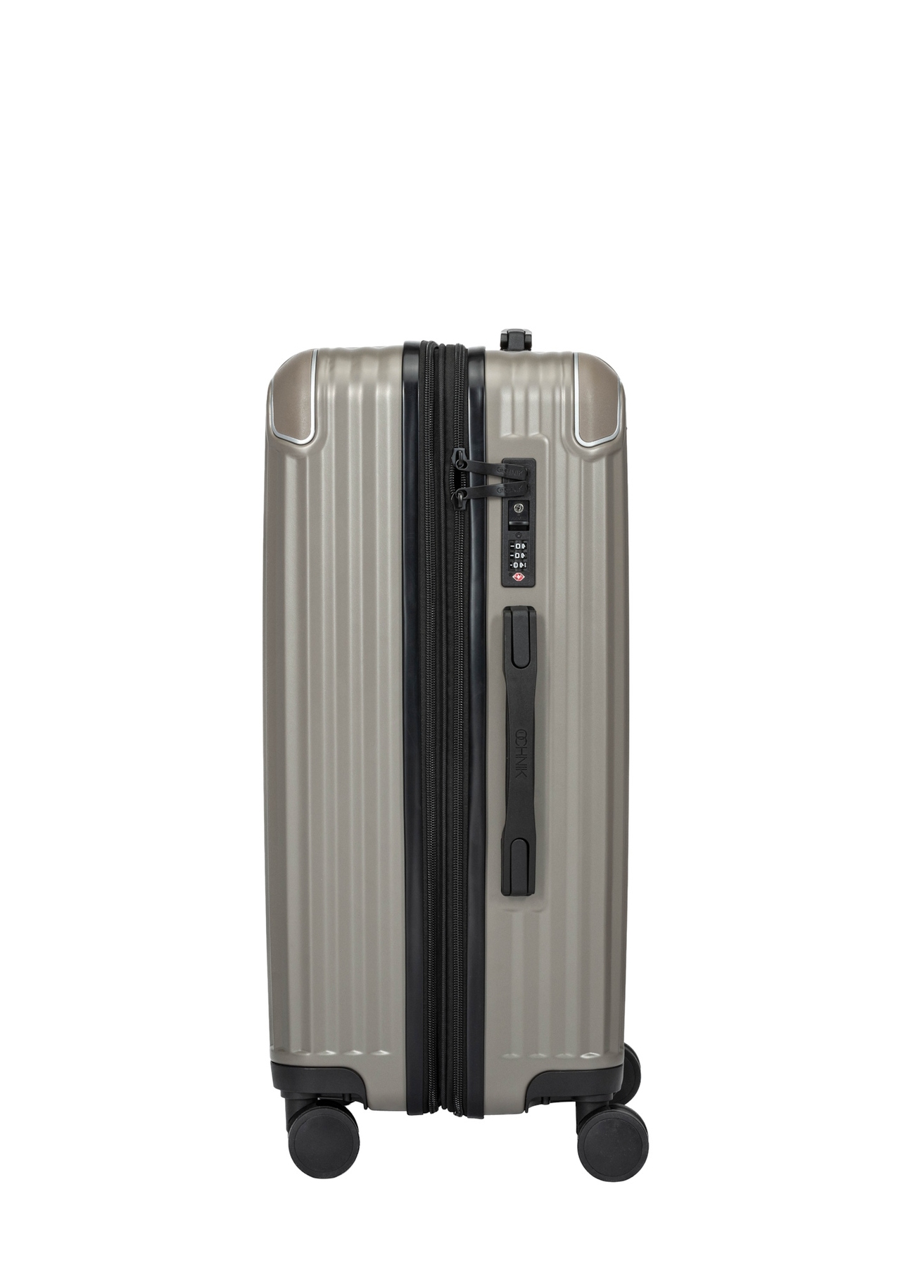 Set of hard suitcases on wheels 19"/24"/28" WALAB-0073-2X(W26), side view of the product on a white background.