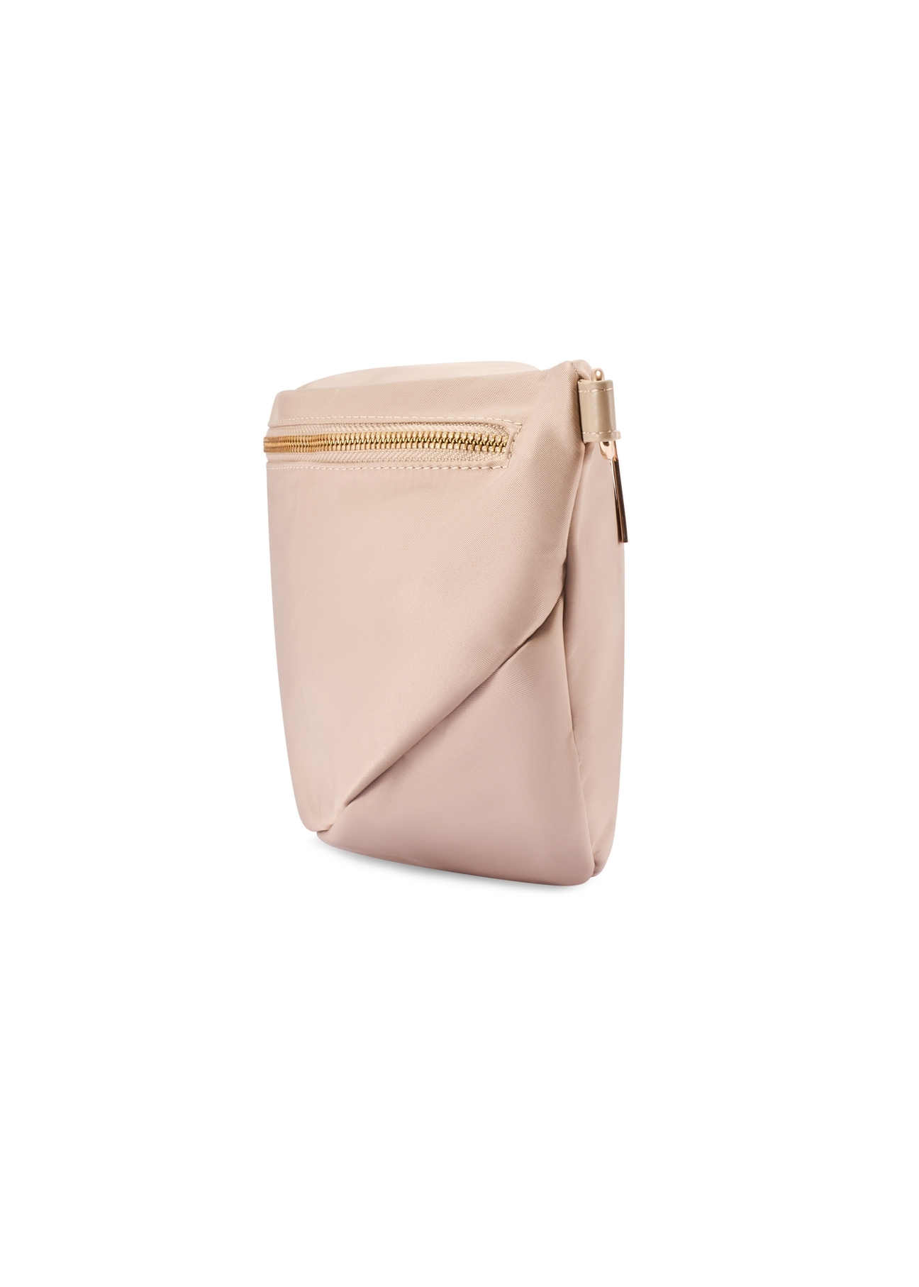 Beige large women's bag TOREN-0345-1A(W26) - diagonal product view, on a white background.