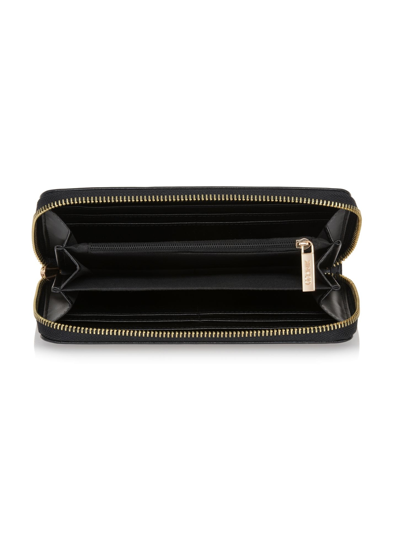 Large black women's wallet with rhinestones POREC-0346-99(Z23)-04