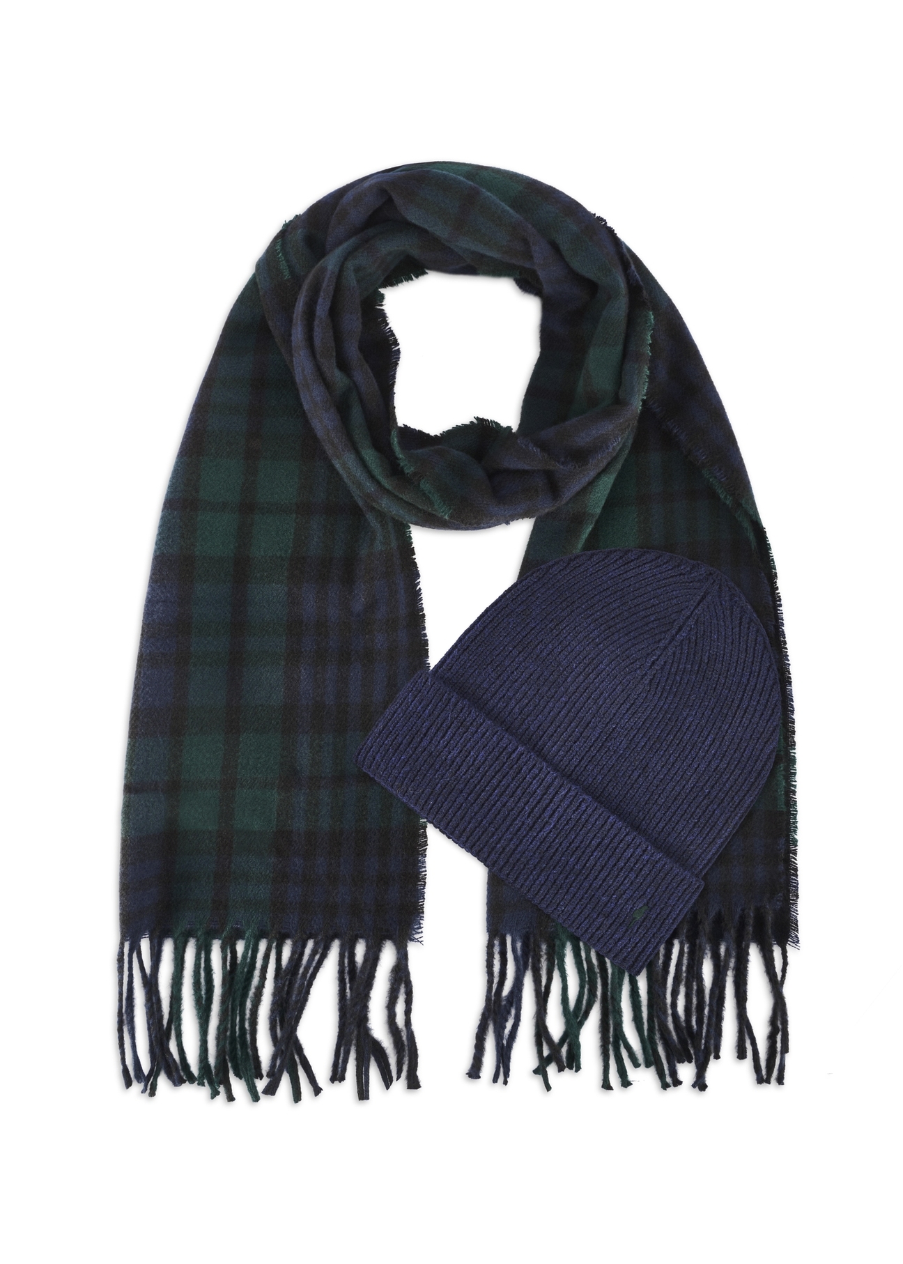 Men's hat and scarf set ZESTM-0007-69(Z25)