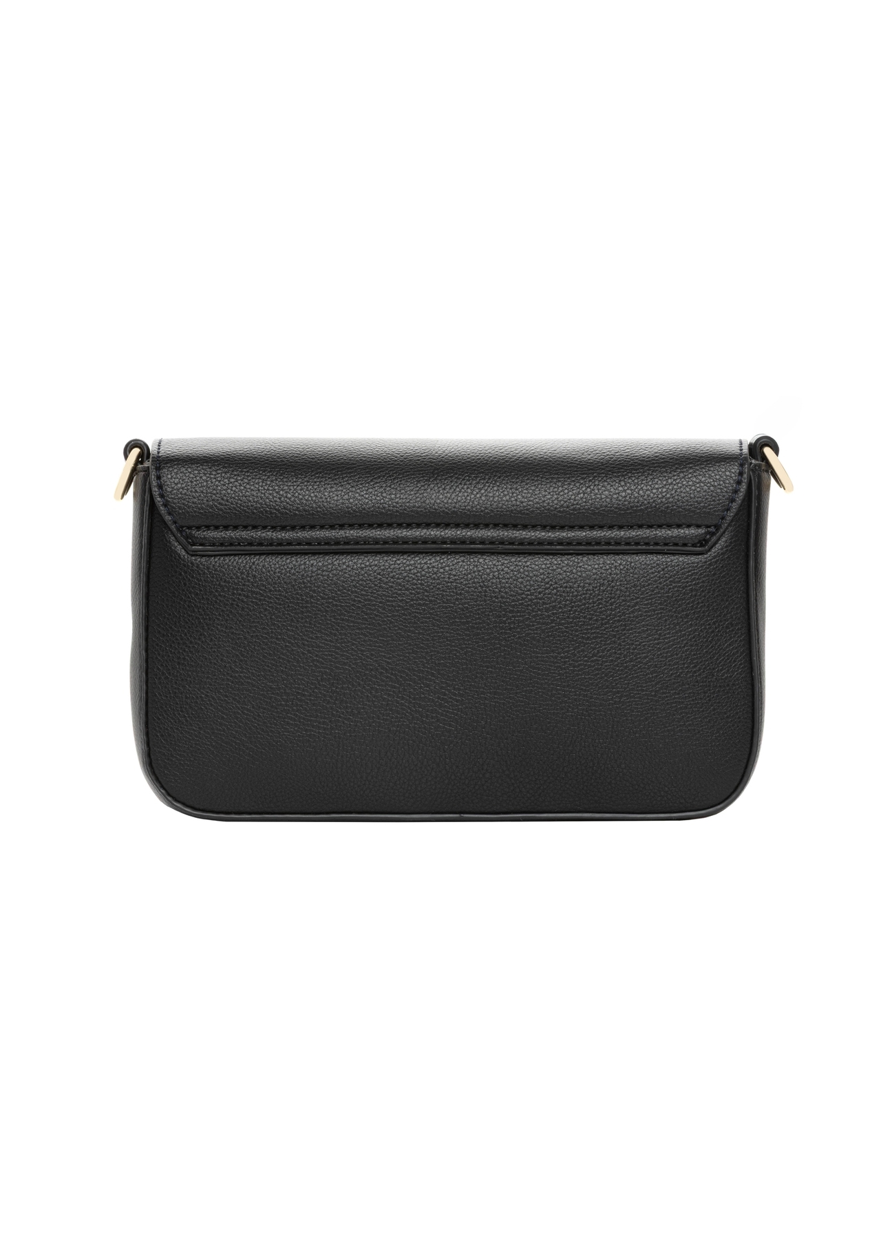 Black women's shoulder bag TOREC-1255-99(Z26). Back view on white background.