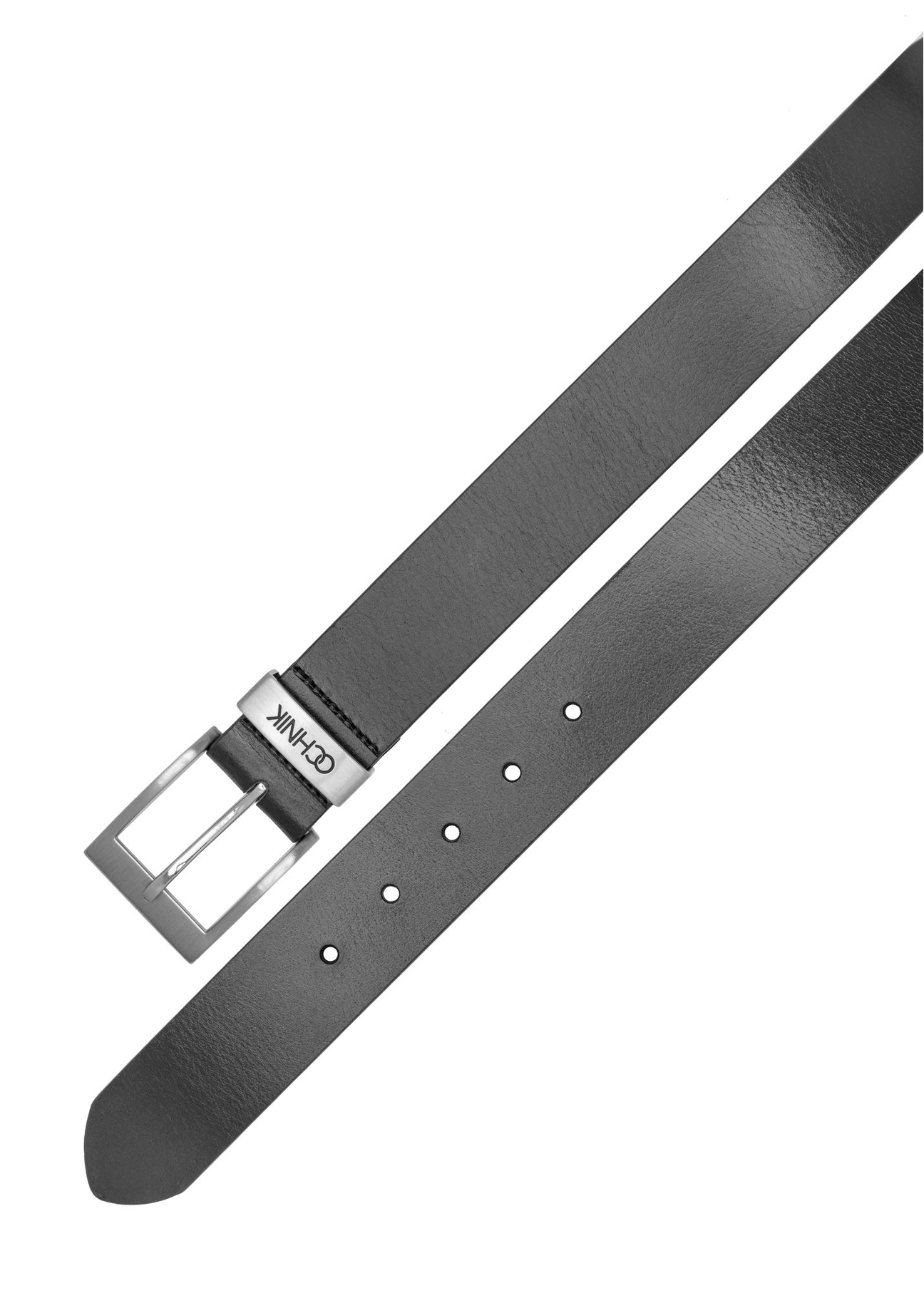 Men's belt PASMS-0127-99(W26) - product view from above, on a white background.