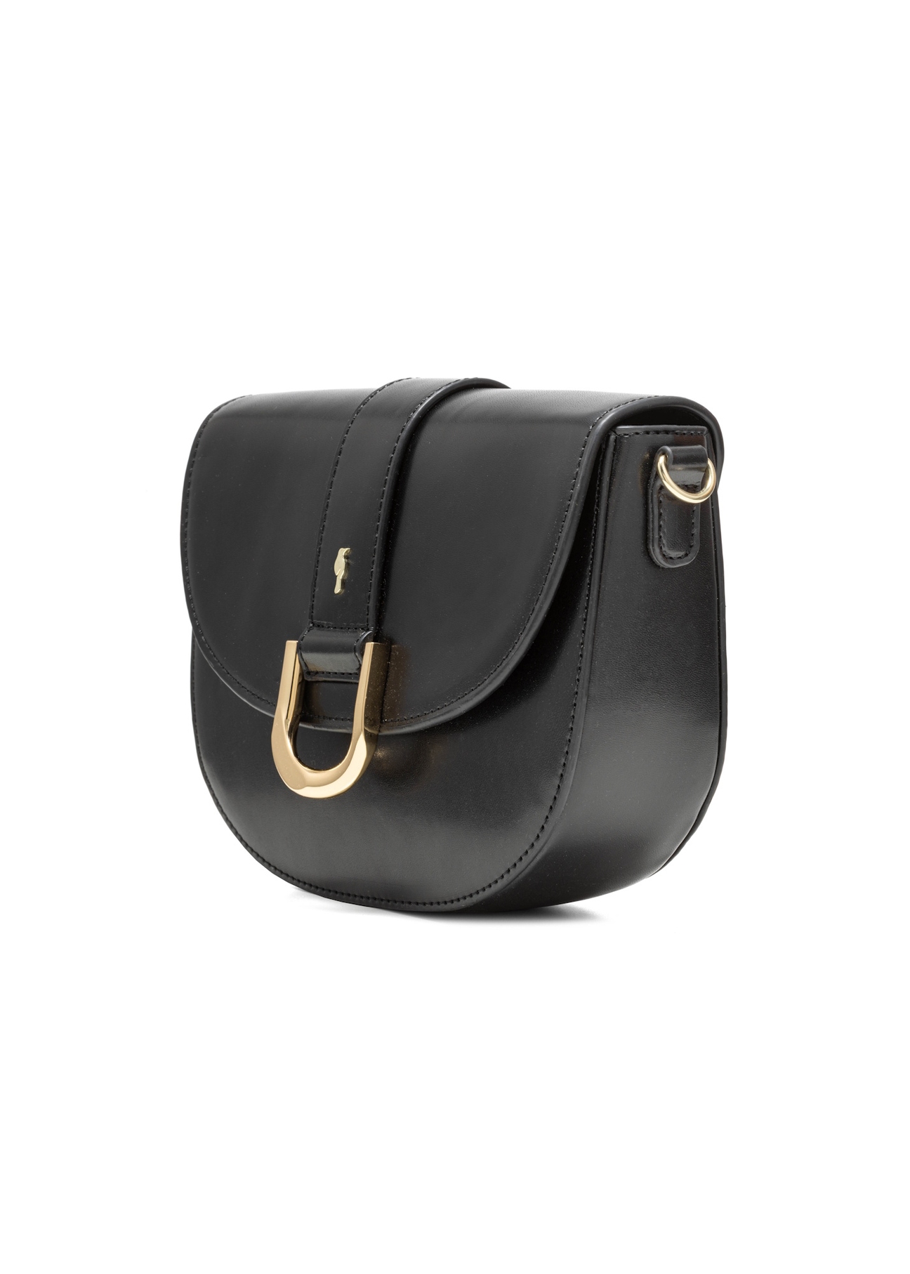 Black classic women's handbag TOREC-0879B-99(Z25), diagonal view of the product on a white background.