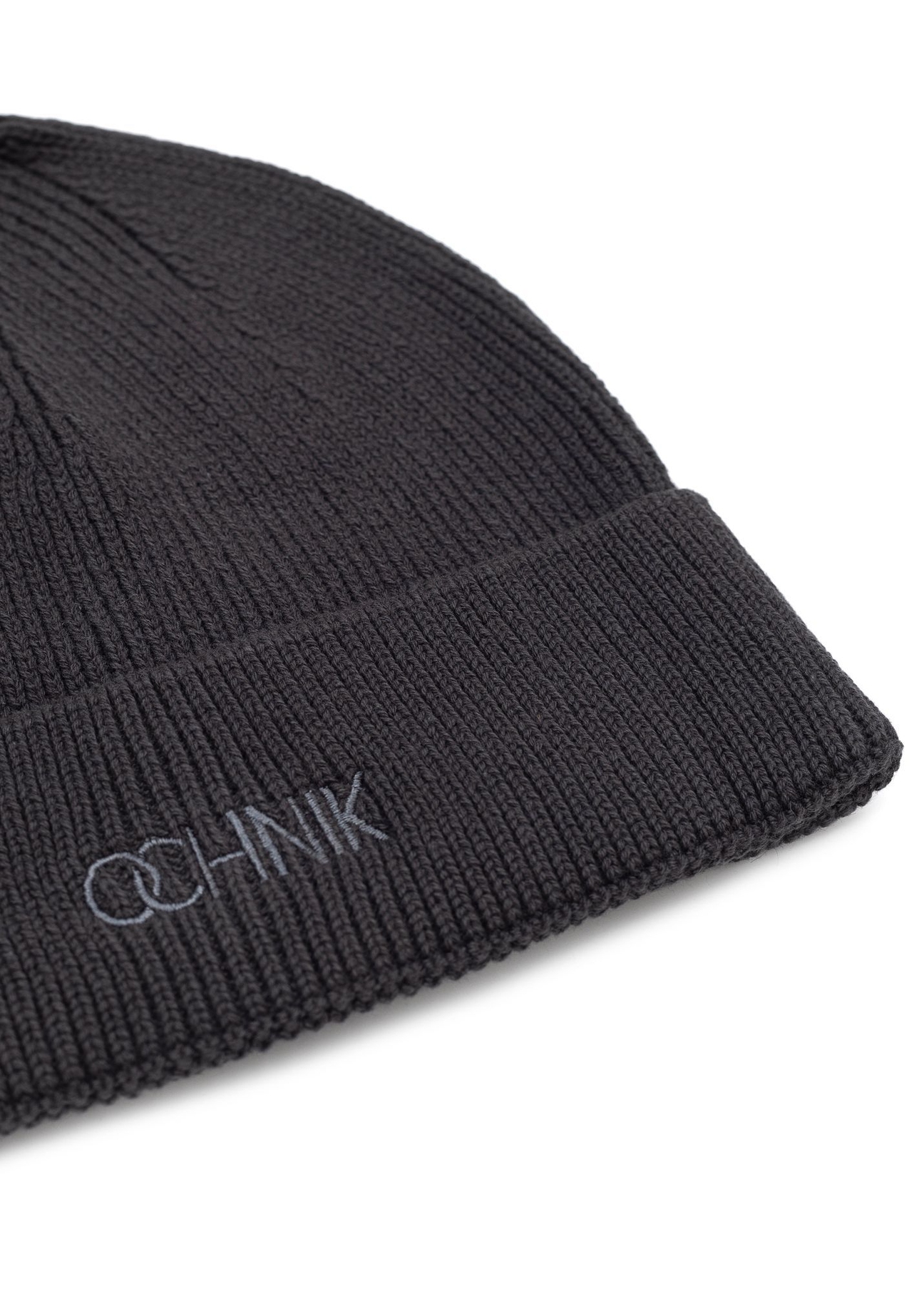 Graphite classic men's cap CZAMT-0060A-9C(Z26), close-up of the product detail on a white background.