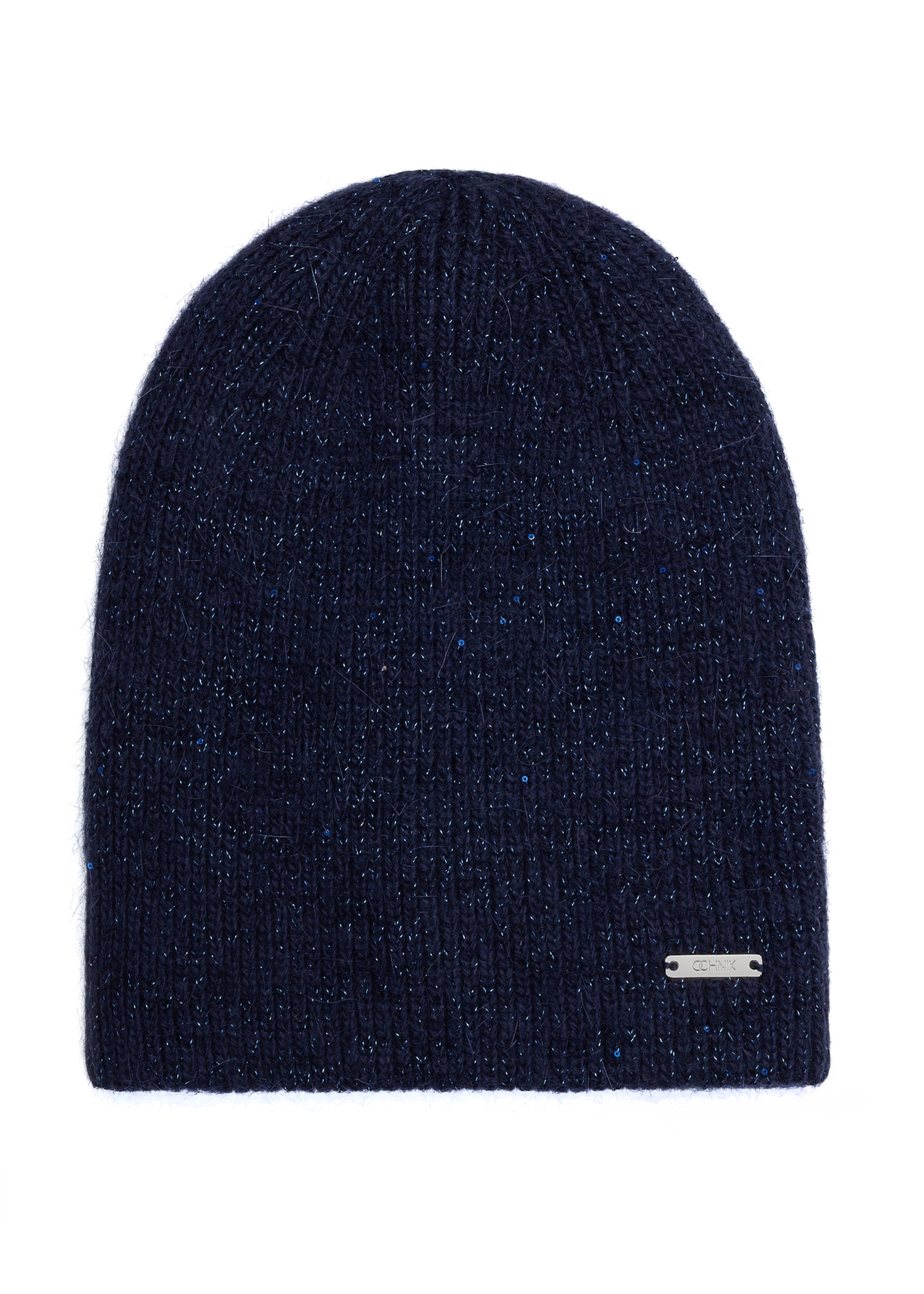 Navy blue women's hat CZADT-0209-69(Z25) - front product view on white background.