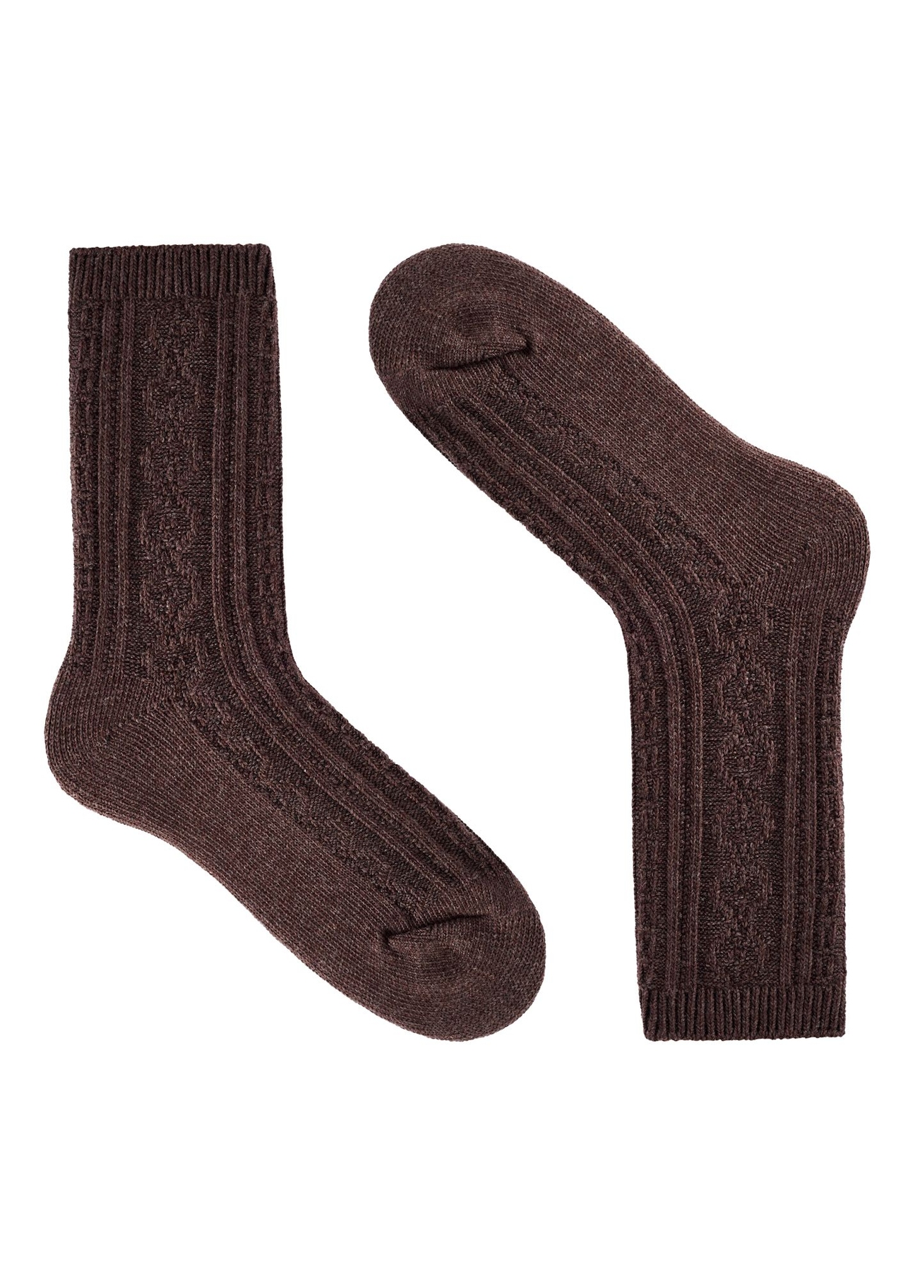 Set of women's long socks ZESDT-0040-15(Z25), view of the second pair of the product on a white background.