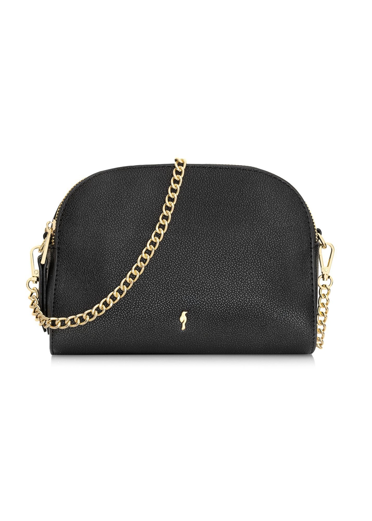 Black small women's handbag TOREC-0036E-99(Z25), front product view on white background.