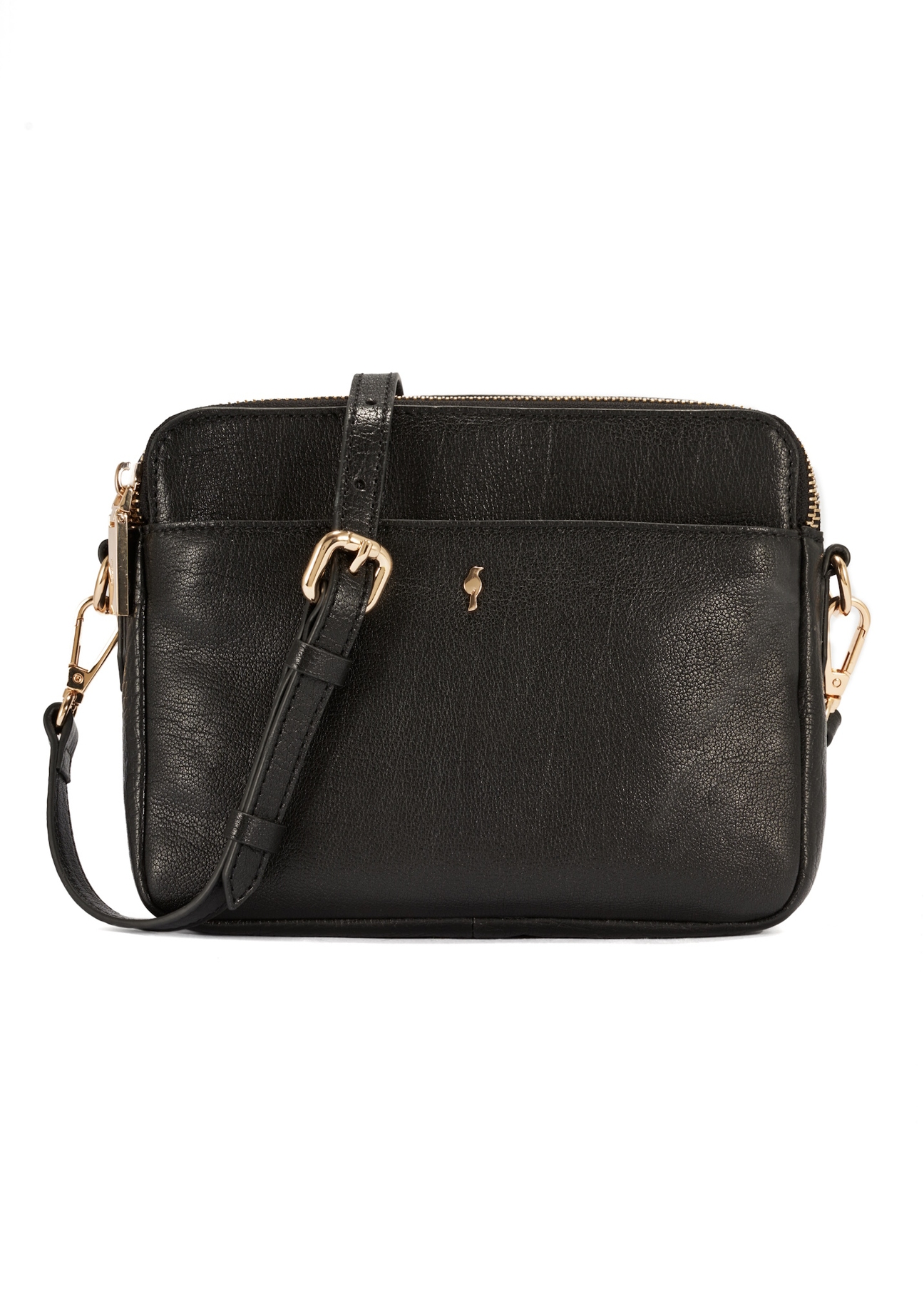 Women's leather shoulder bag TORES-1163-99(Z25), front product view on white background.
