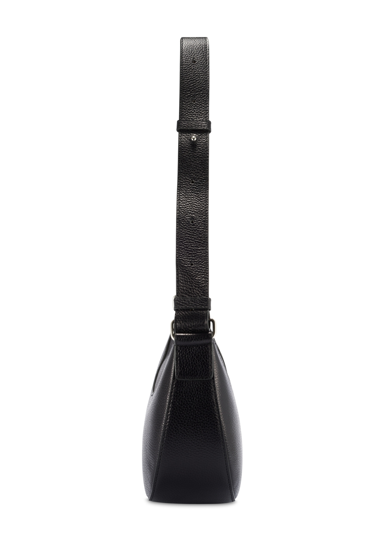 Women's leather handbag with chain TORES-1148A-99(Z25), product view from the side on a white background.