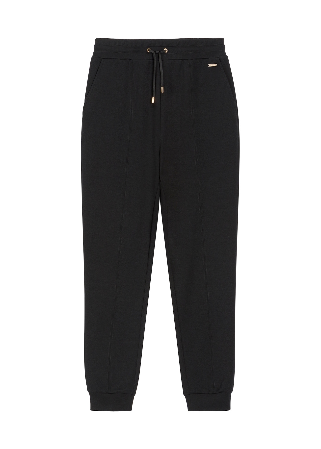 Black women's trousers SPODT-0108-99(W26), front view of the product on a white background.