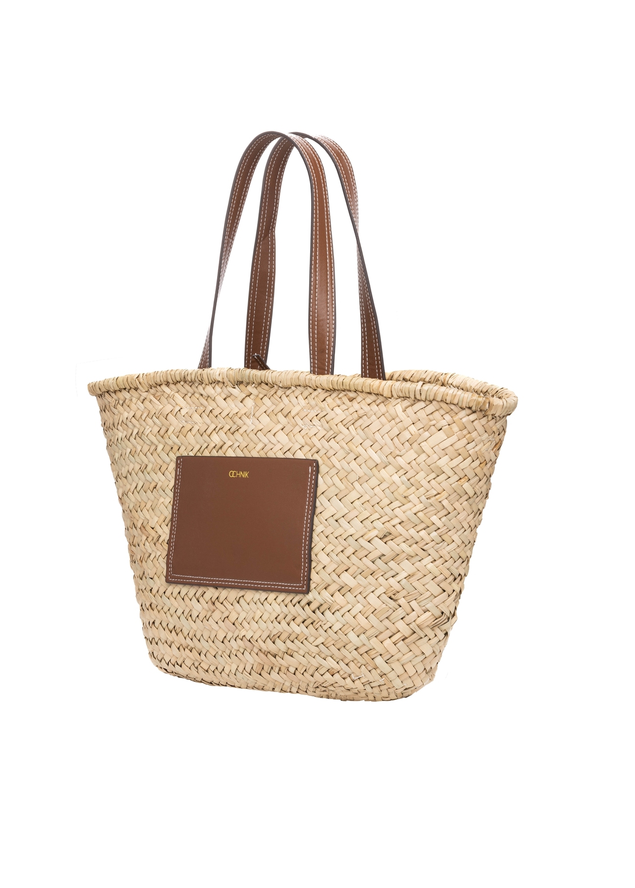 Women's straw shopper bag TOREC-1219-1E(W26), diagonal product view on a white background.