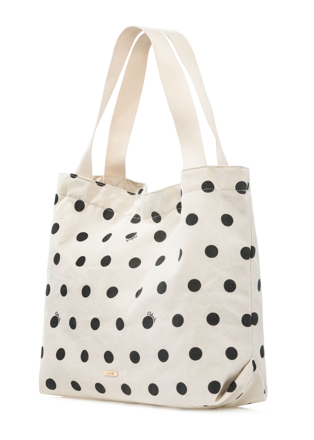 Cotton polka dot bag TOREN-0289-0P(W26)