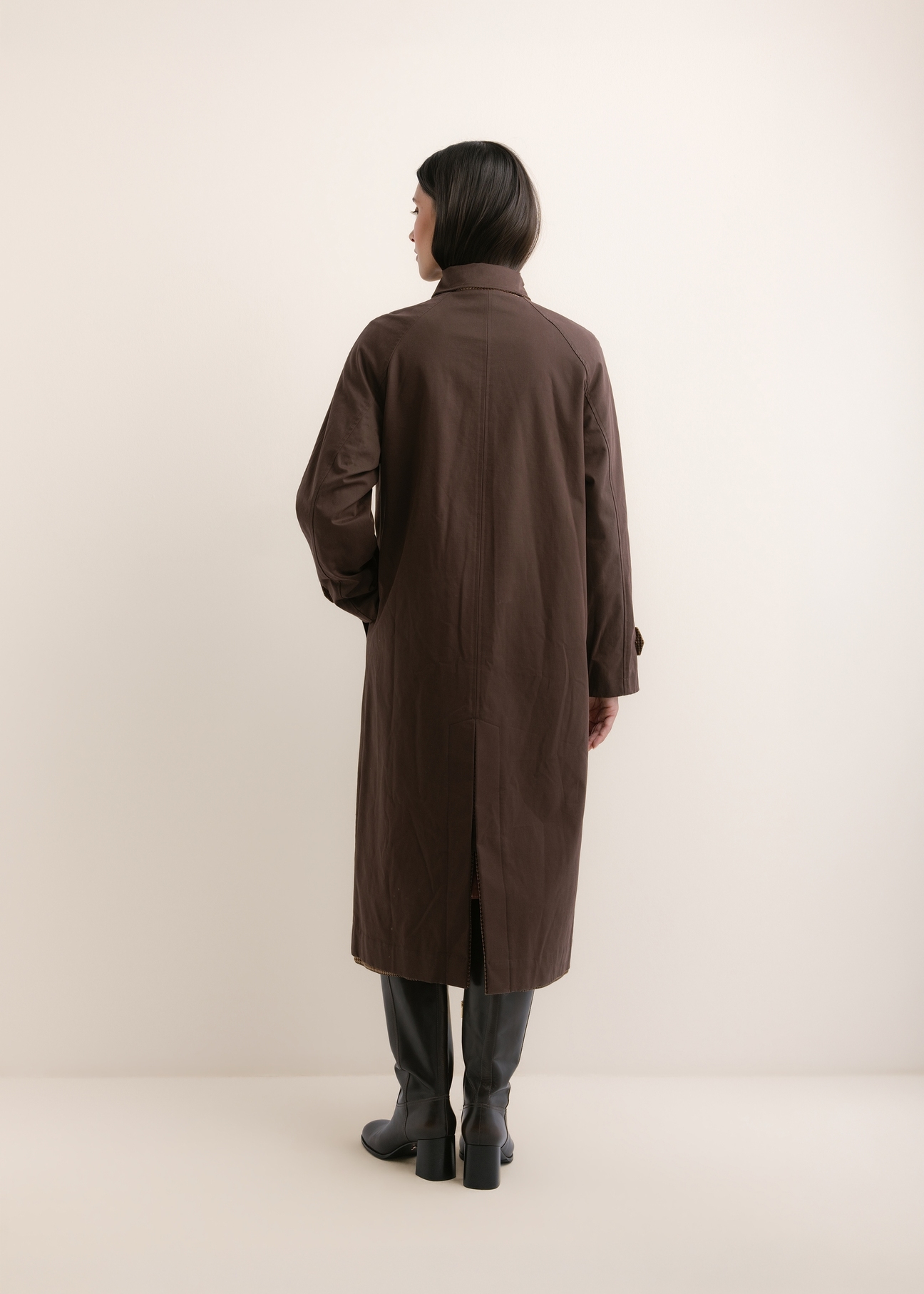 Women's double-sided coat with vest KURDT-0674-1H(Z26)