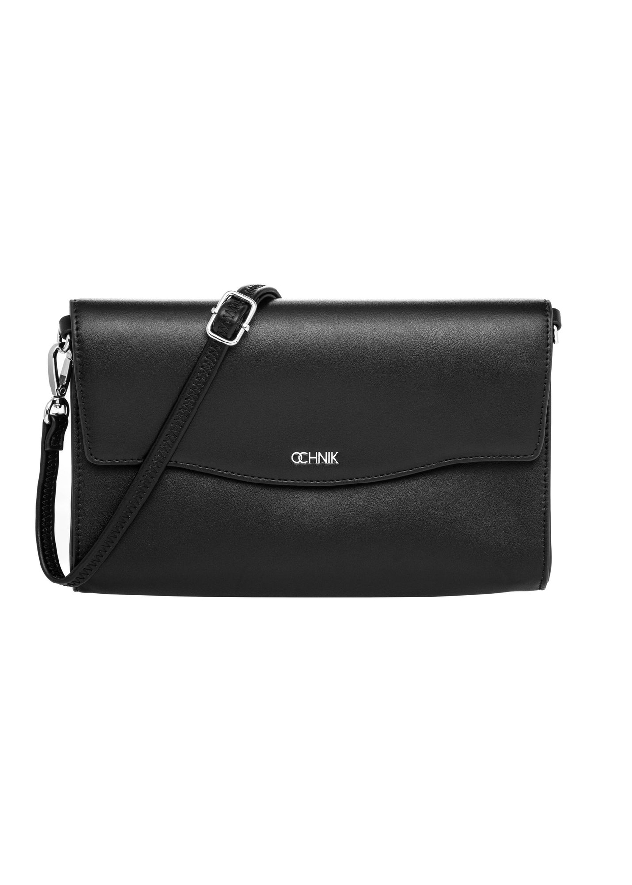 Black women's business briefcase TOREC-1280-99(Z26) - front product view, on white background.
