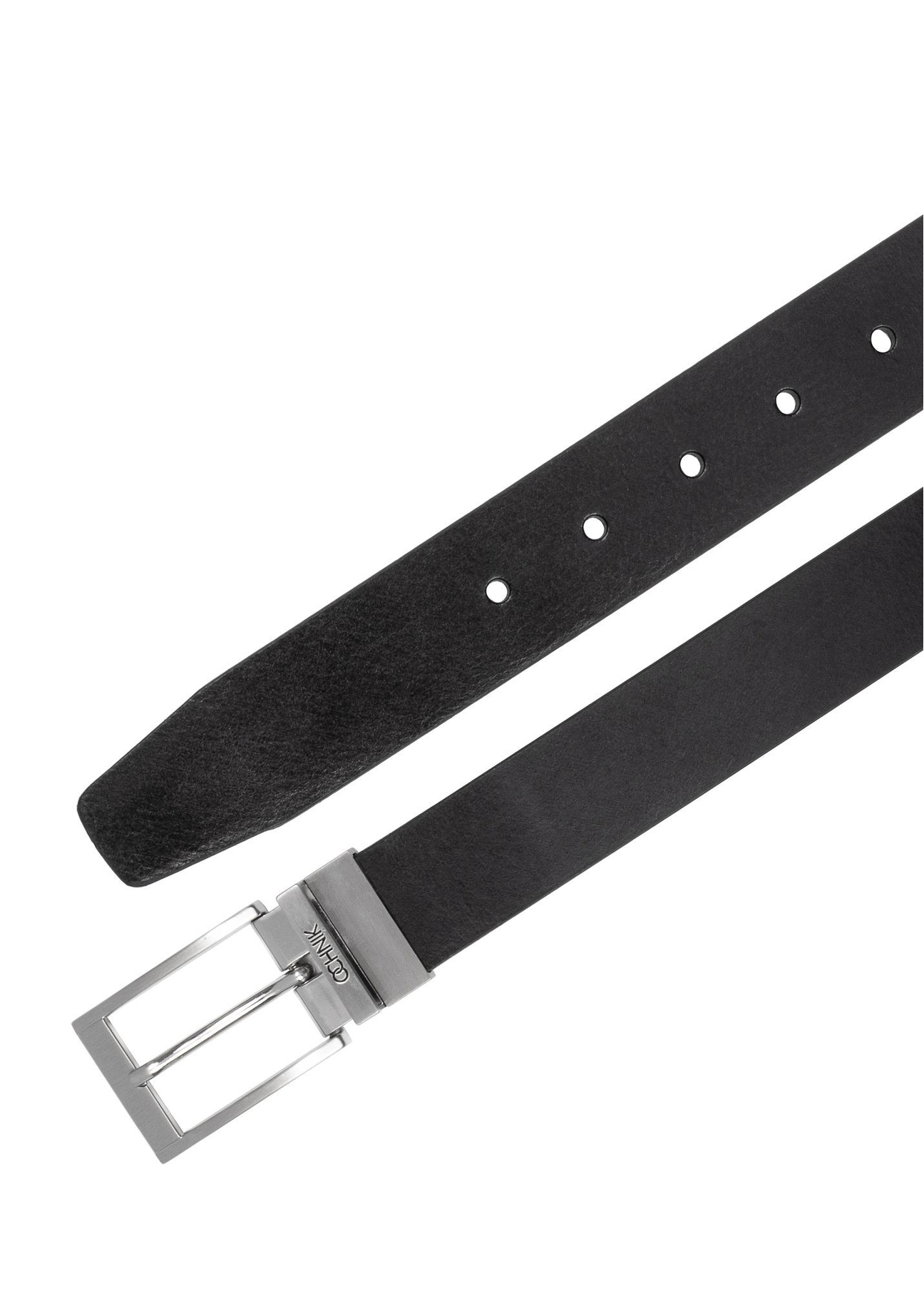 Men's double-sided leather belt PASMS-0167-7D(Z26)