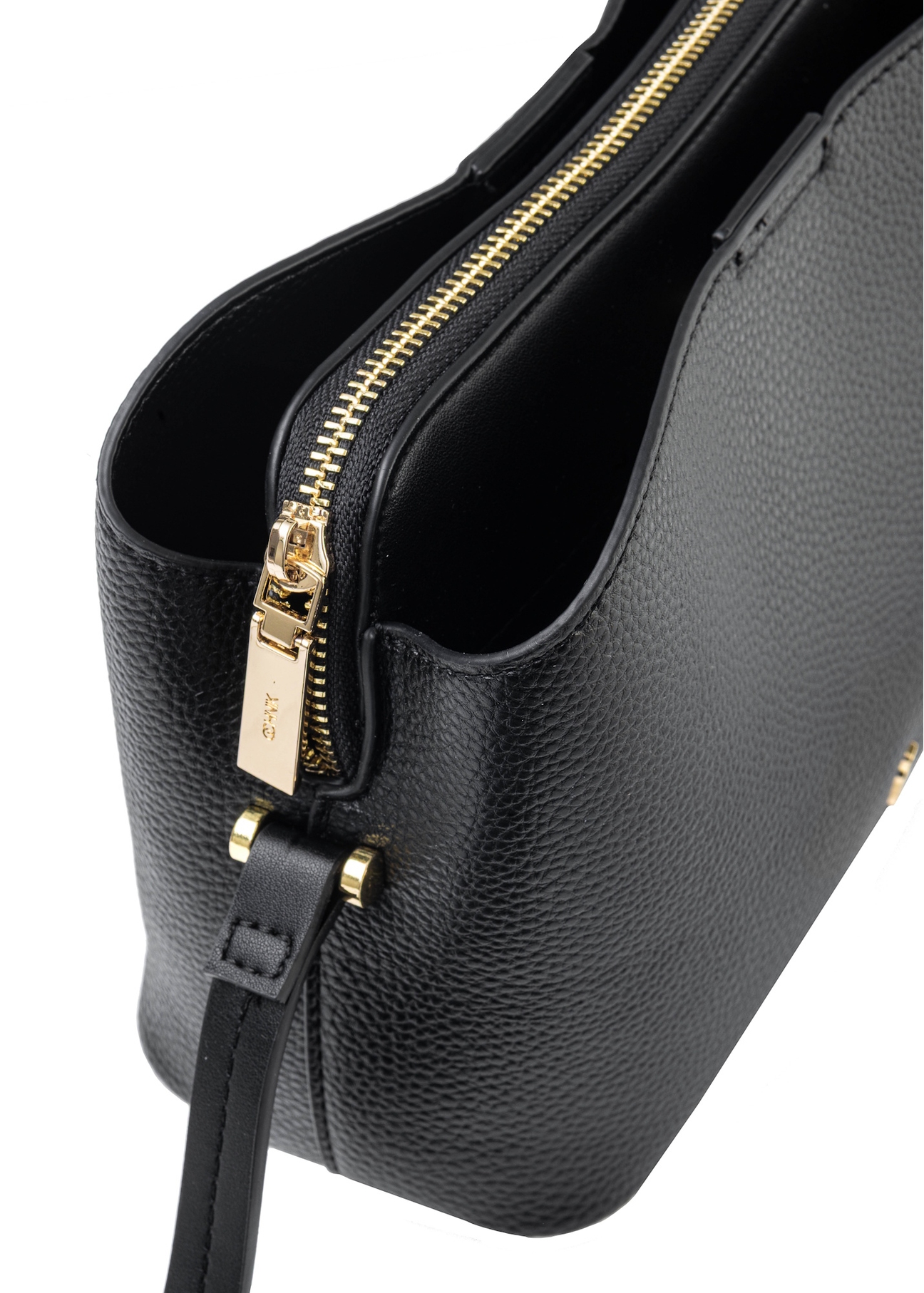 Black small women's handbag TOREC-0768C-99(Z25), close-up of the product detail on a white background.