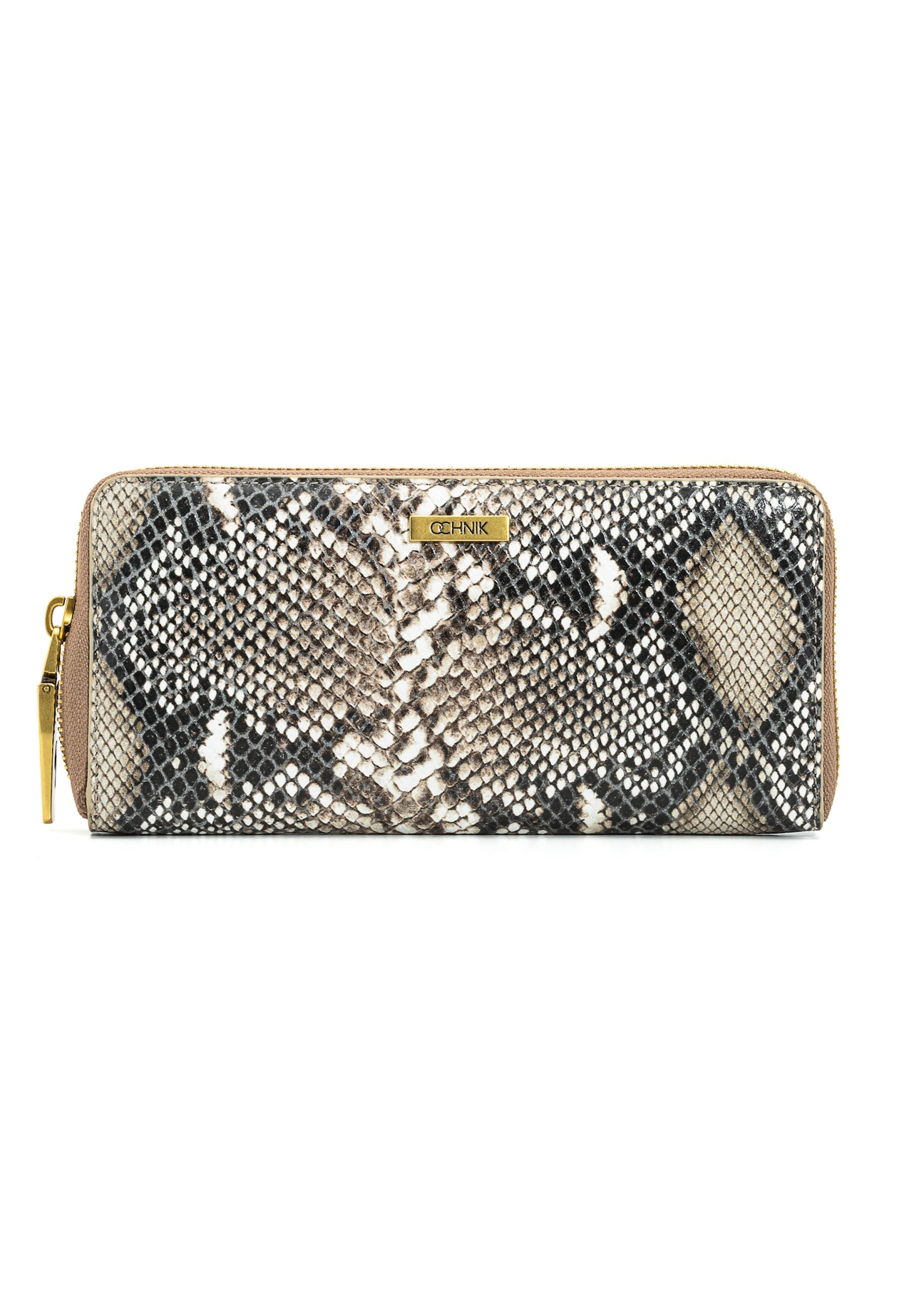 Large women's leather wallet PORES-0969-86(Z25), front product view on white background.
