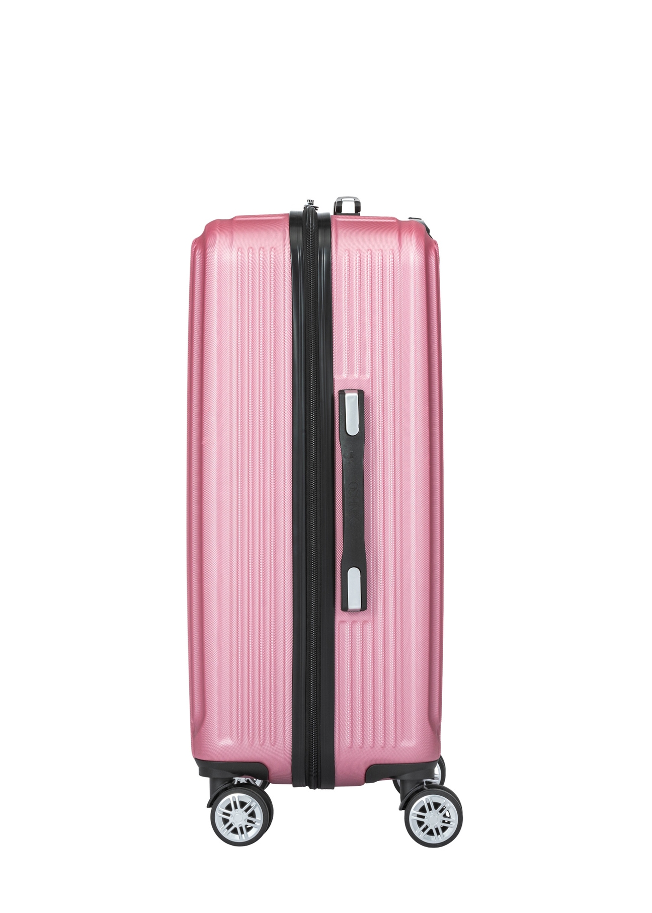 Medium suitcase on wheels WALAB-0053-5C-24(W26), side view of the product on a white background.