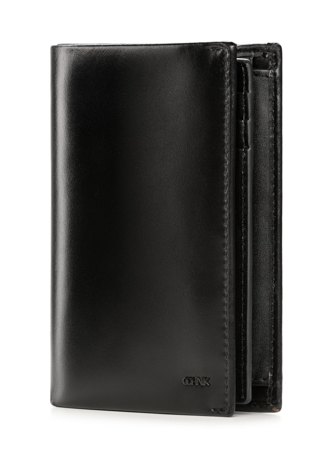 Black large leather men's wallet PORMS-0662-99(Z25)