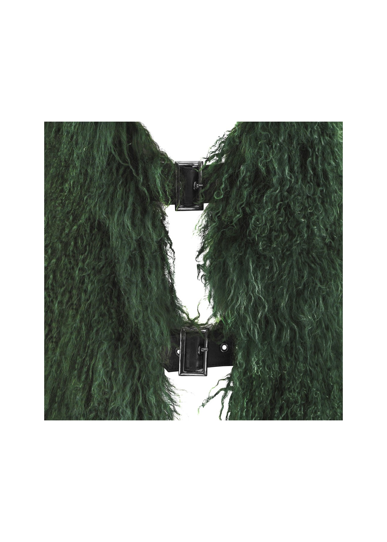 Green women's vest KAMDF-0018-4099(Z20)-04