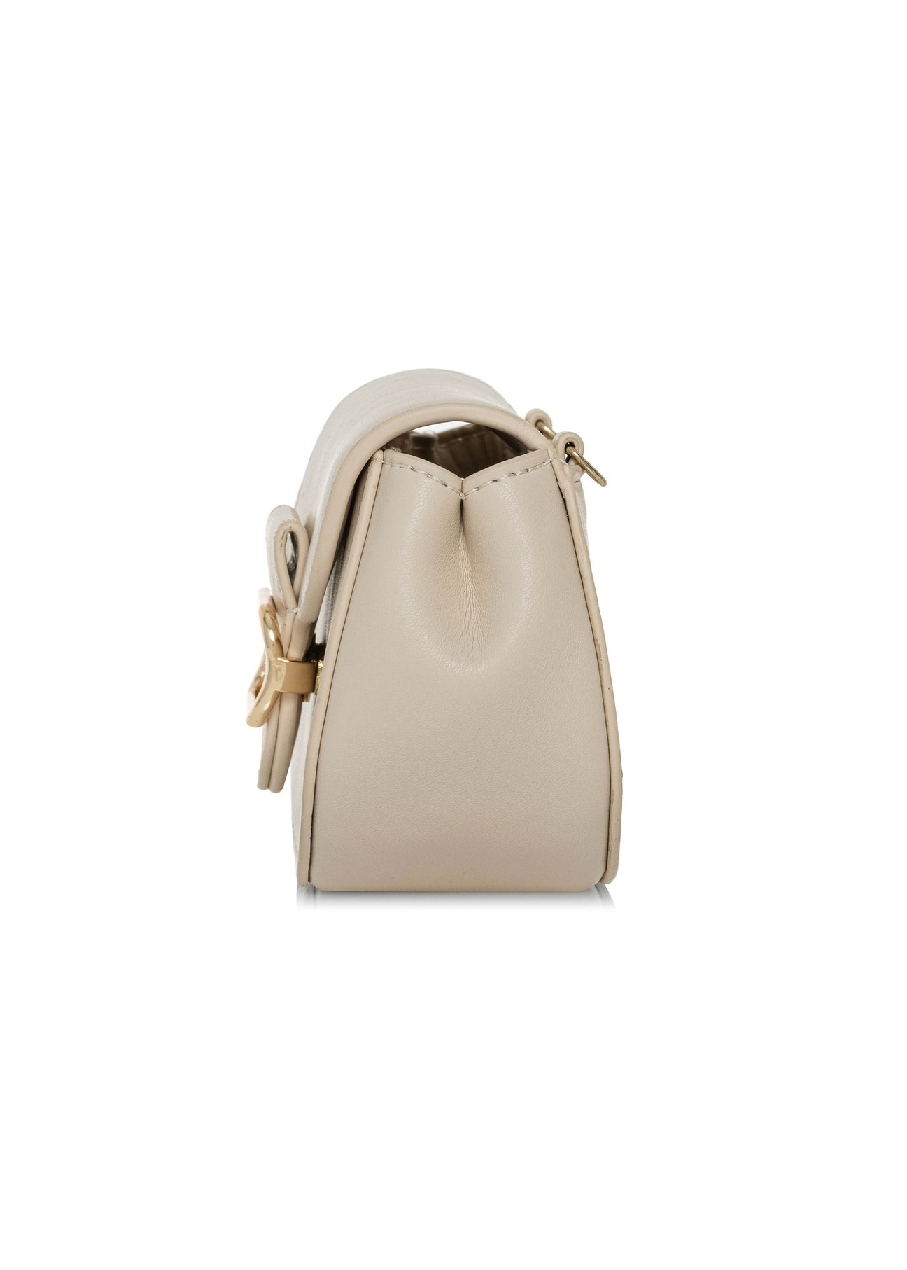 Small cream handbag on a chain TOREC-1013-12(W25)-03