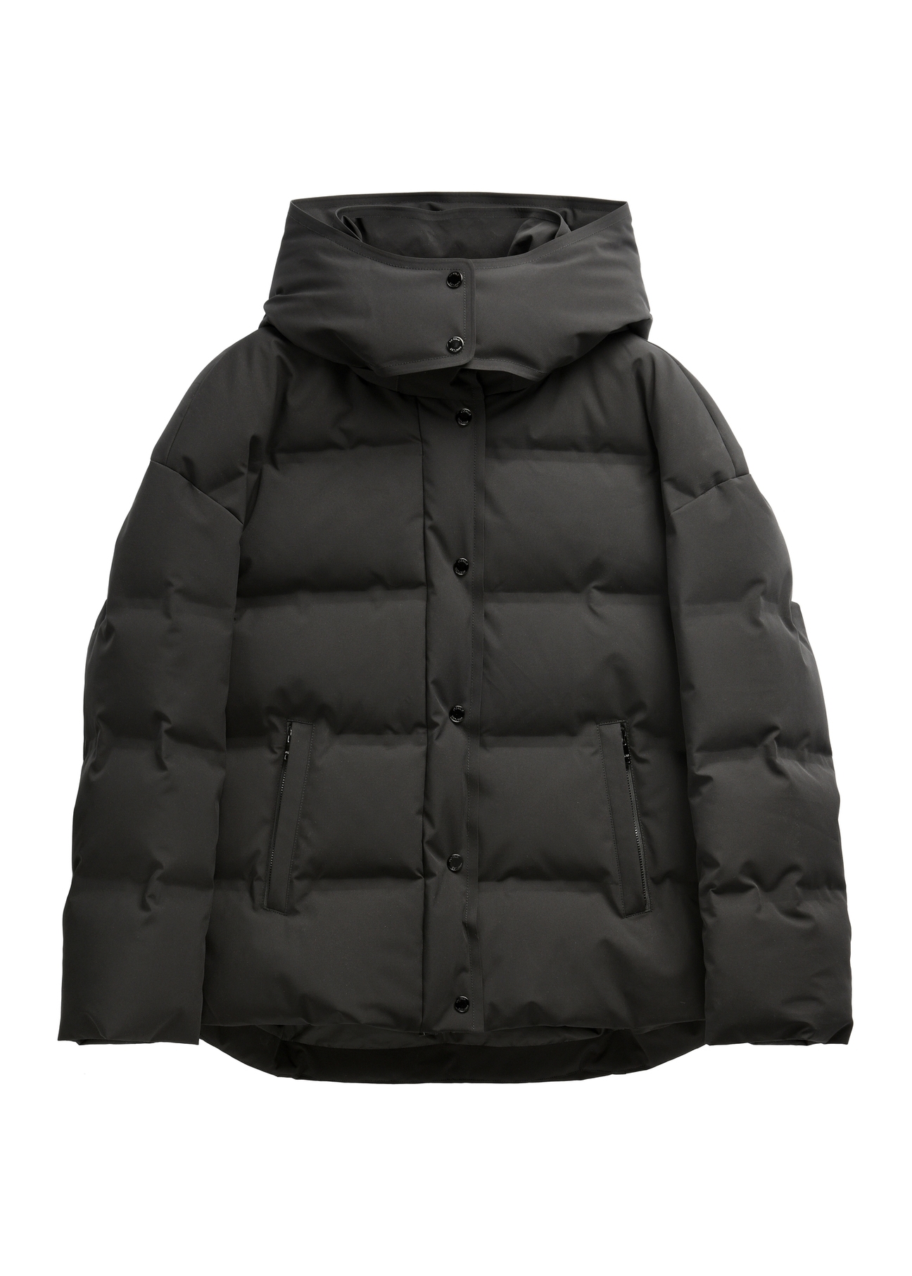 Women's jacket with natural filling KURDT-0702-99(Z26), front product view on white background.