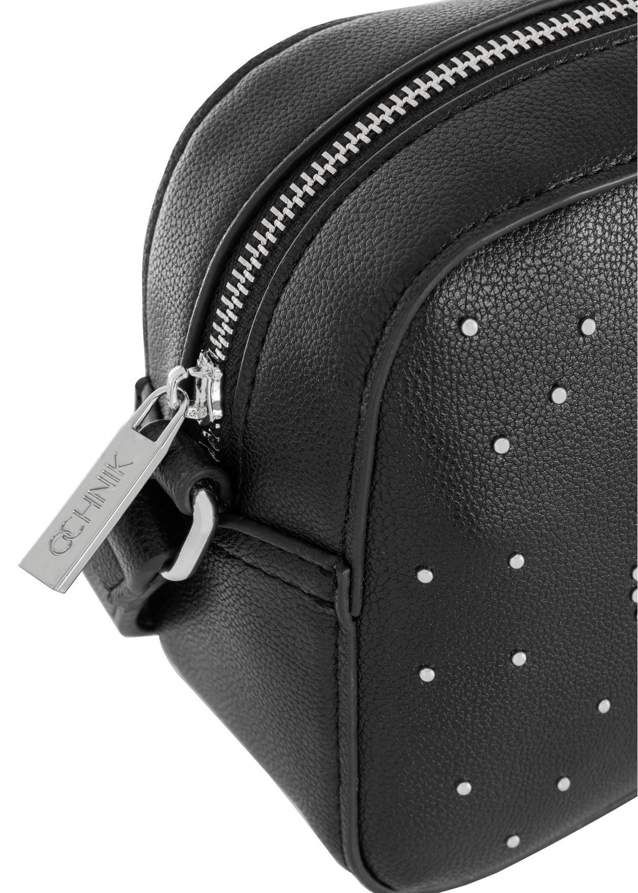 Black women's handbag with jet logo TOREC-0833-99(Z23)-06