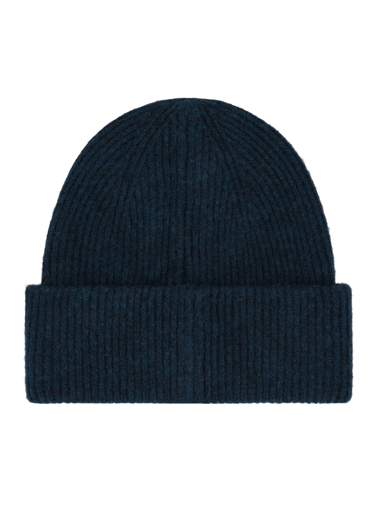 Dark green women's wool blend hat CZADT-0201-8C(Z26), back view of the product on a white background.