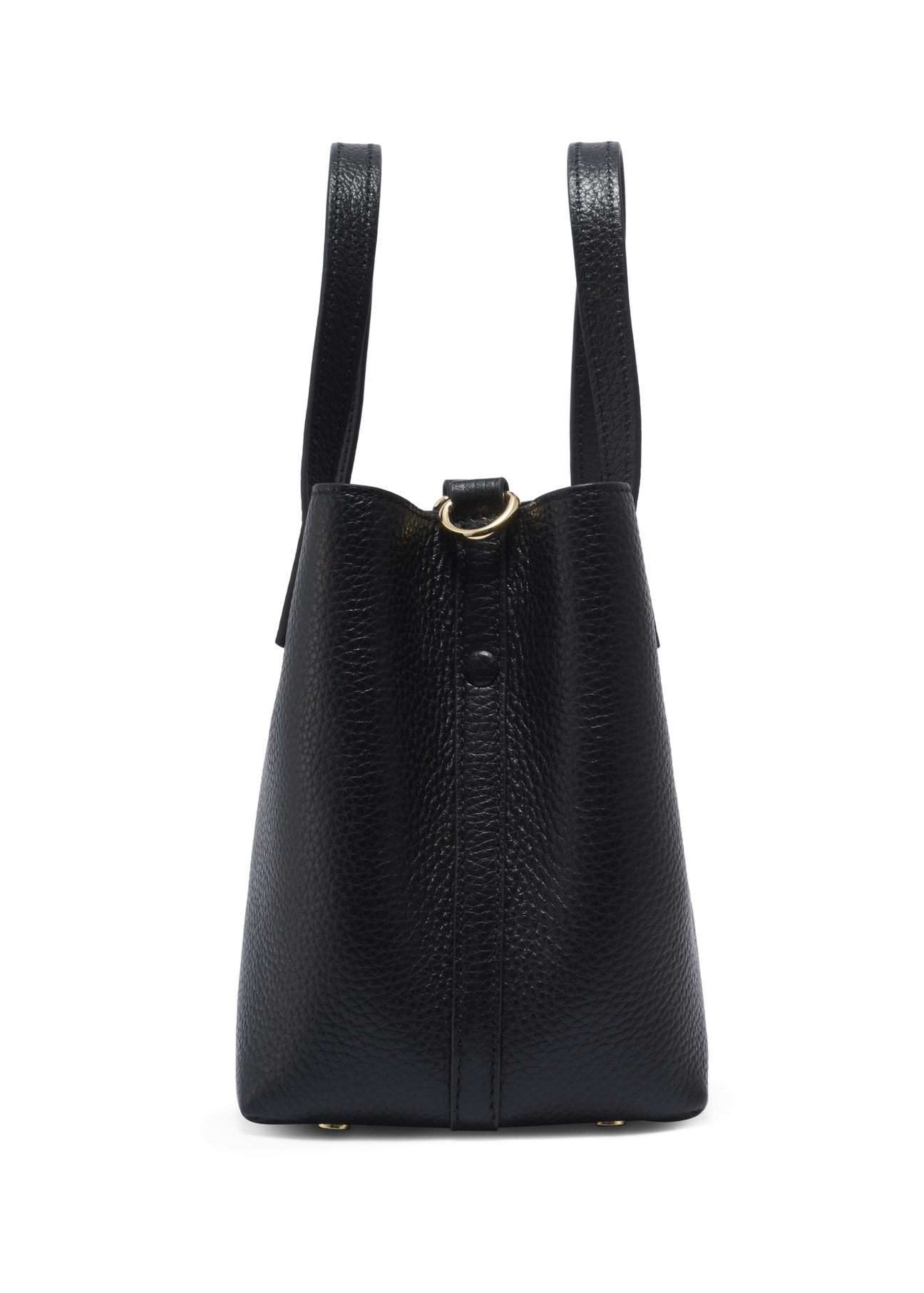 Small women's leather handbag TORES-1359-9I(Z26). Side view on a white background.
