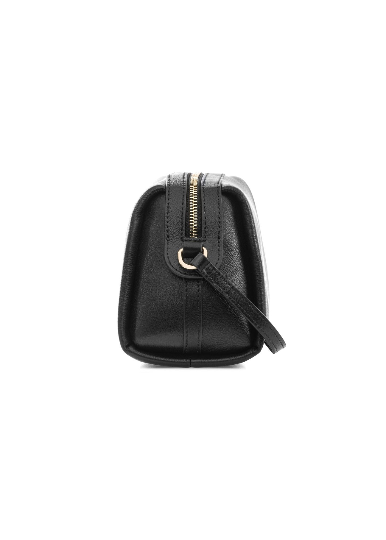 Black small leather women's handbag TORES-1224-99(W26)