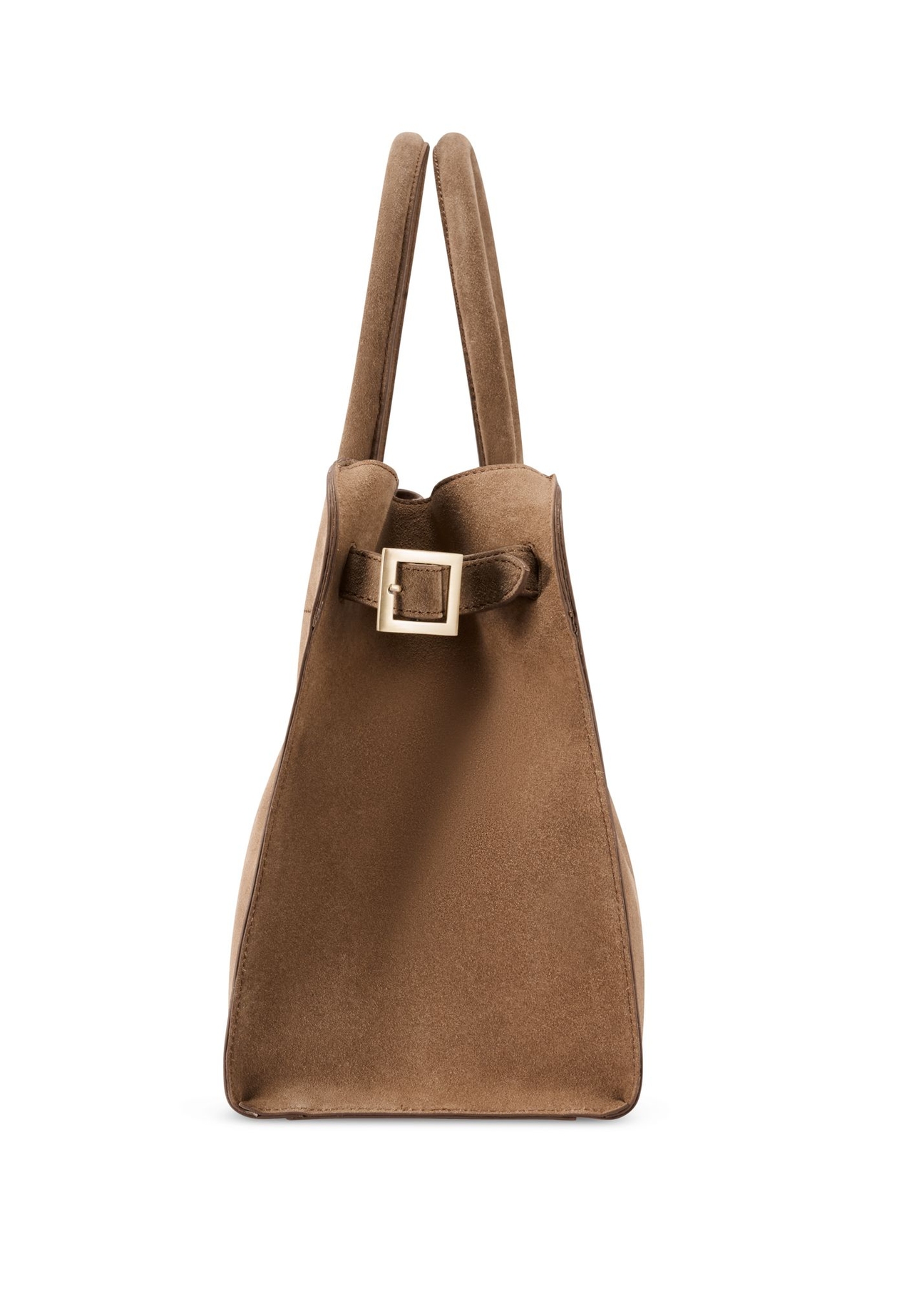 Beige suede handbag TORES-1191-1B(W26)