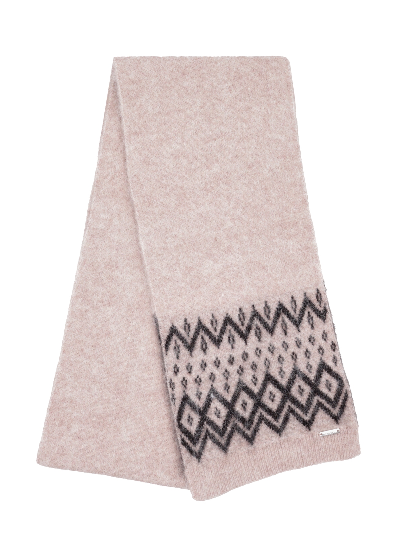 Women's wool scarf SZADT-0228-1J(Z26), front view of the folded product on a white background.
