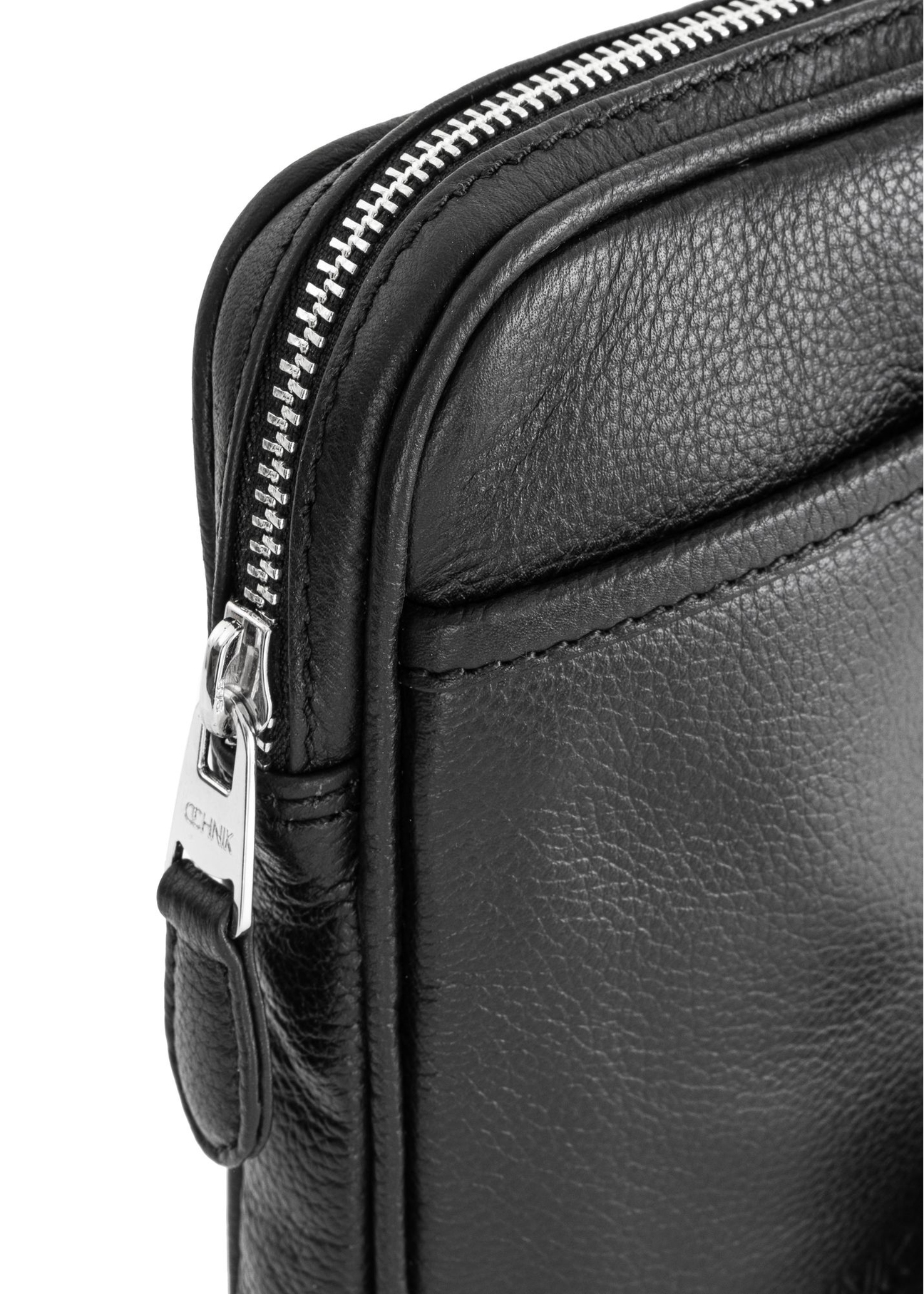 Men's leather pea sachet PORMS-0515-99(W23)-04