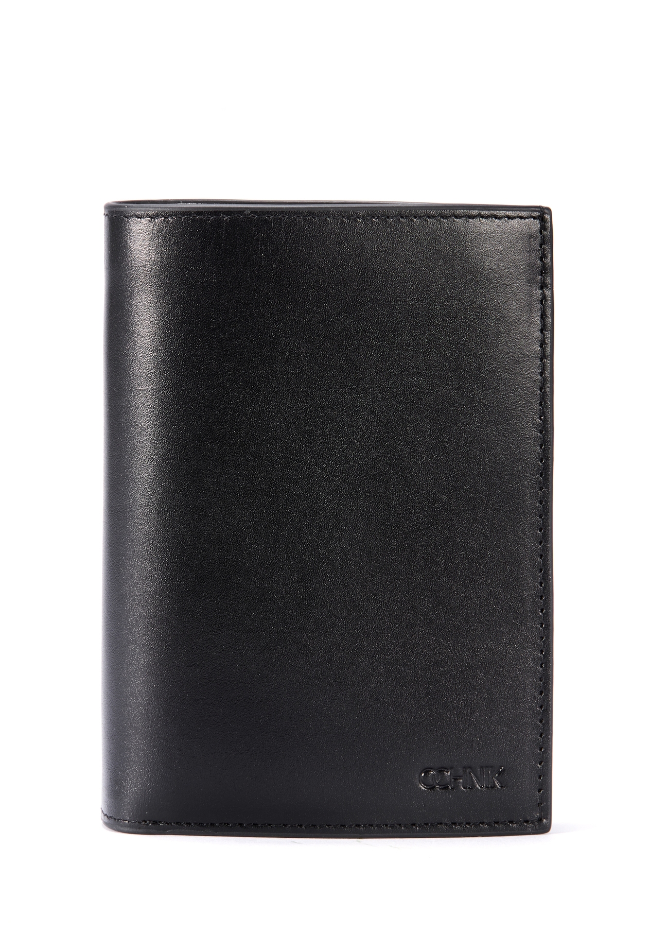 Leather black men's wallet PORMS-0640-99(W25)