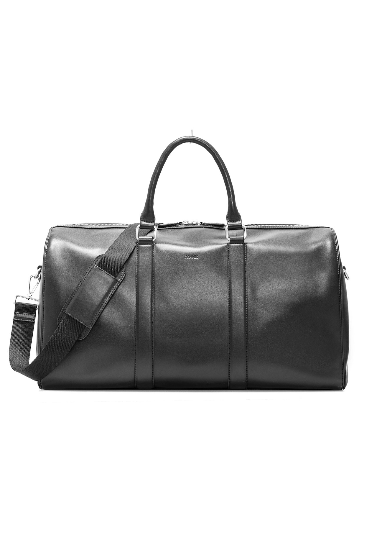 Black travel bag TORMS-0470-99(Z25), front product view on white background.