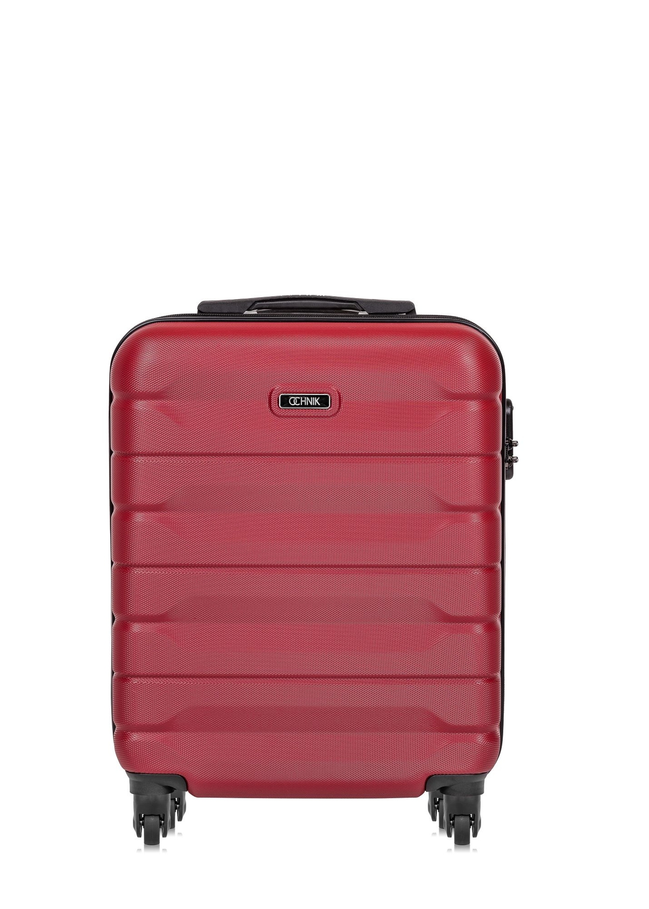 Small suitcase on wheels WALAB-0067-4D-19(W26), front view of the product on a white background.