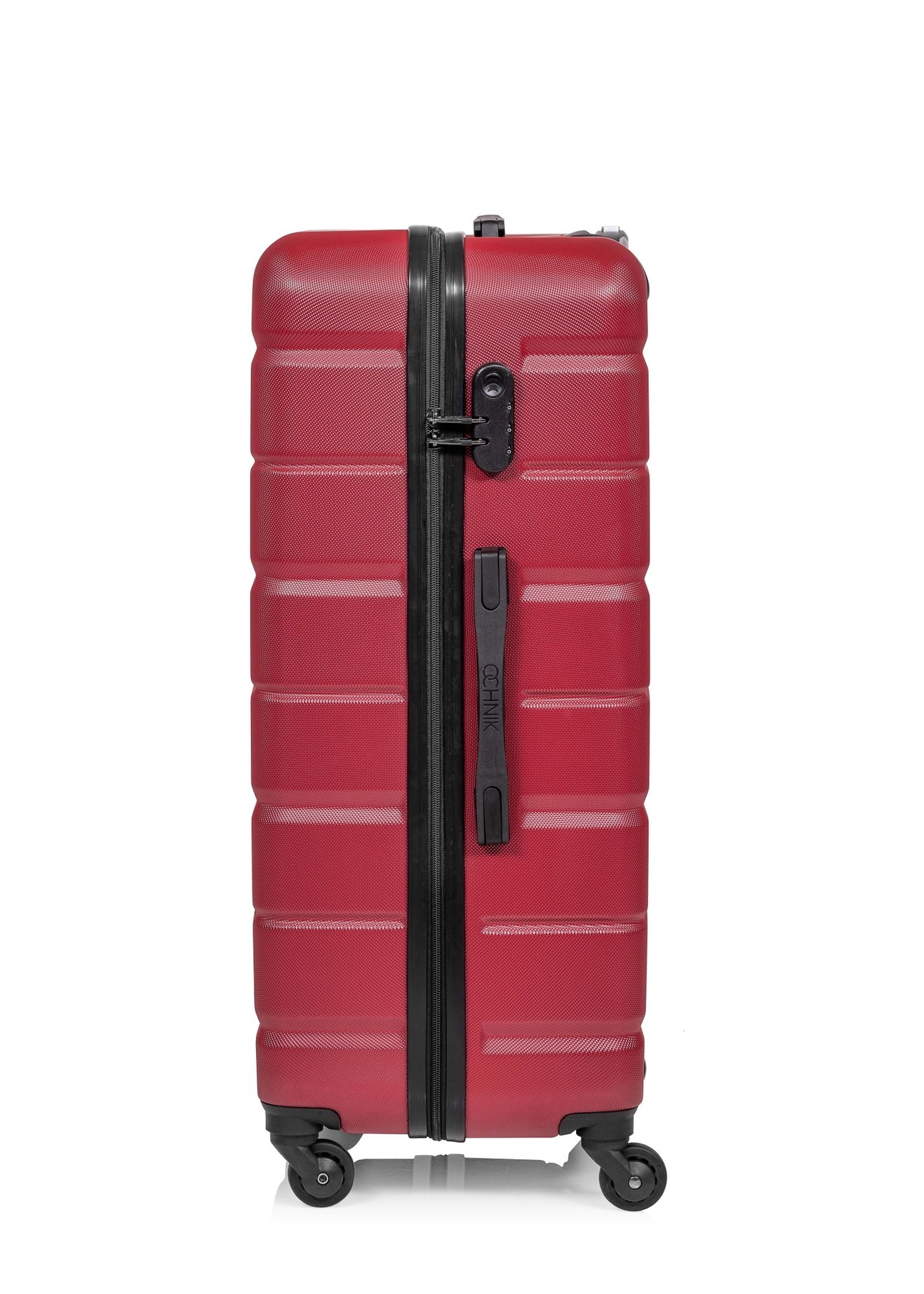 Large suitcase on wheels WALAB-0067-4D-28(W26), side view of the product on a white background.