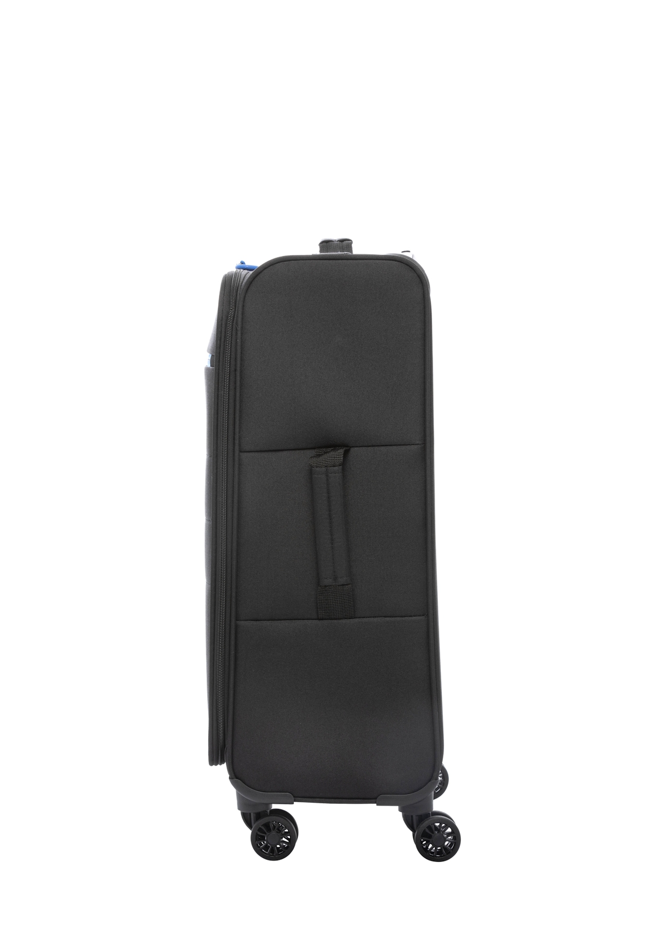 Medium suitcase on wheels WALNY-0045-99-24(W26), side view of the product on a white background.