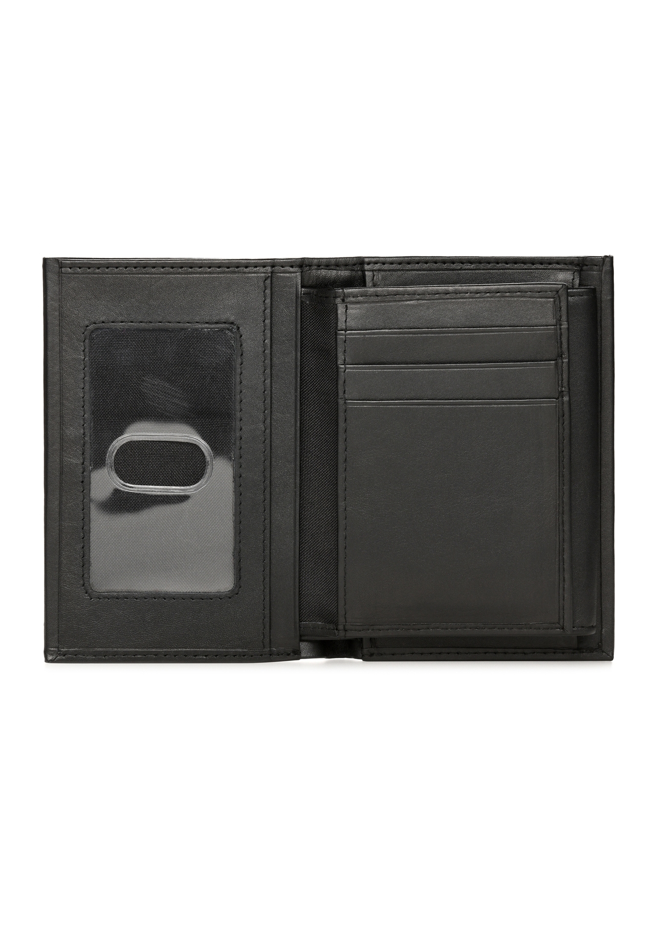Large black leather women's wallet PORMS-0661-99(Z25)