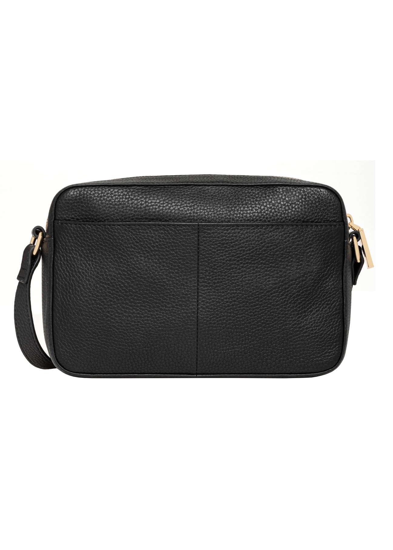 Small black women's messenger bag TORES-1427-9I(Z26), back view of the product on a white background.