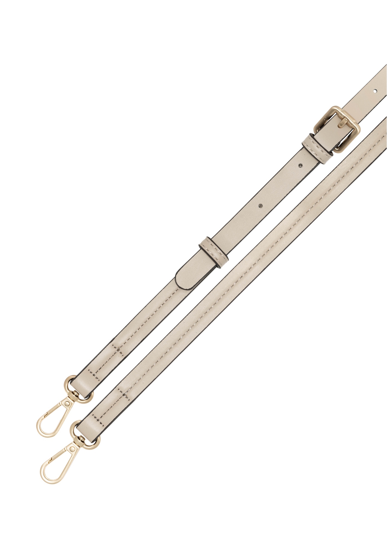 Beige women's shoulder bag TOREC-1182-1A(W26), view of the product strap on a white background.