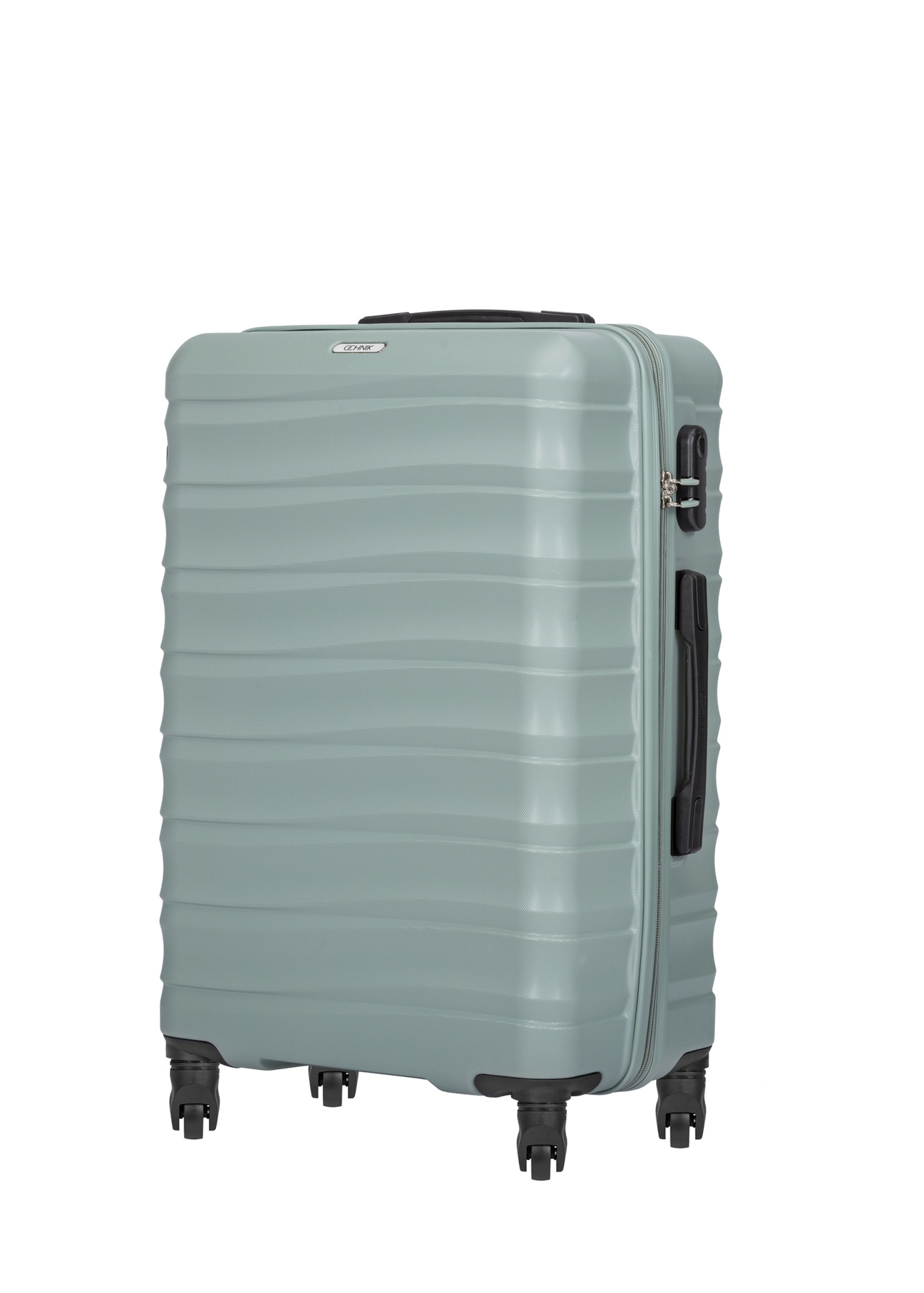 Medium suitcase on wheels WALAB-0081-8F-24(W26), diagonal product view on a white background.