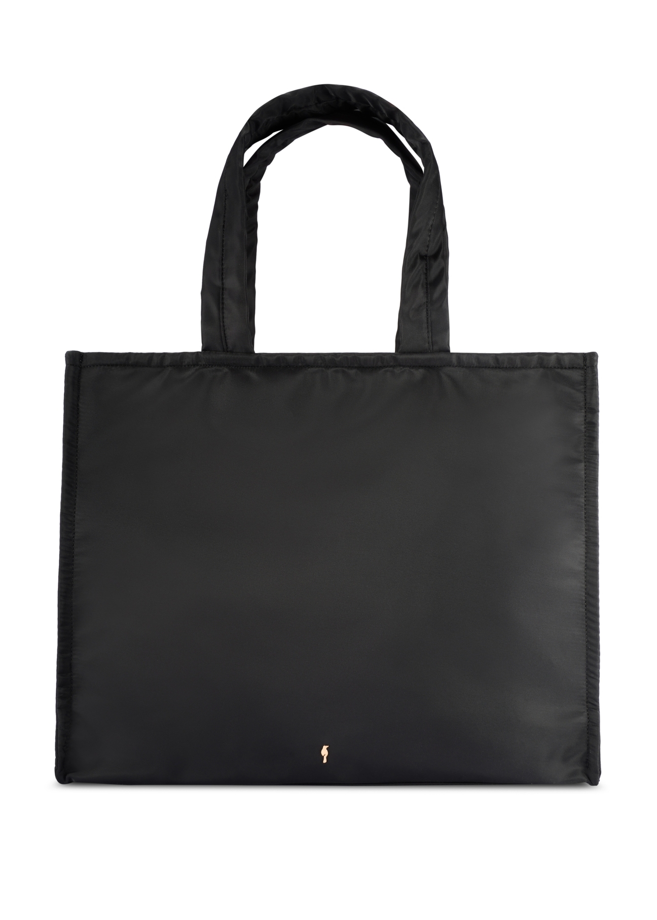 Black large women's bag TOREN-0343-99(W26), front product view on white background.